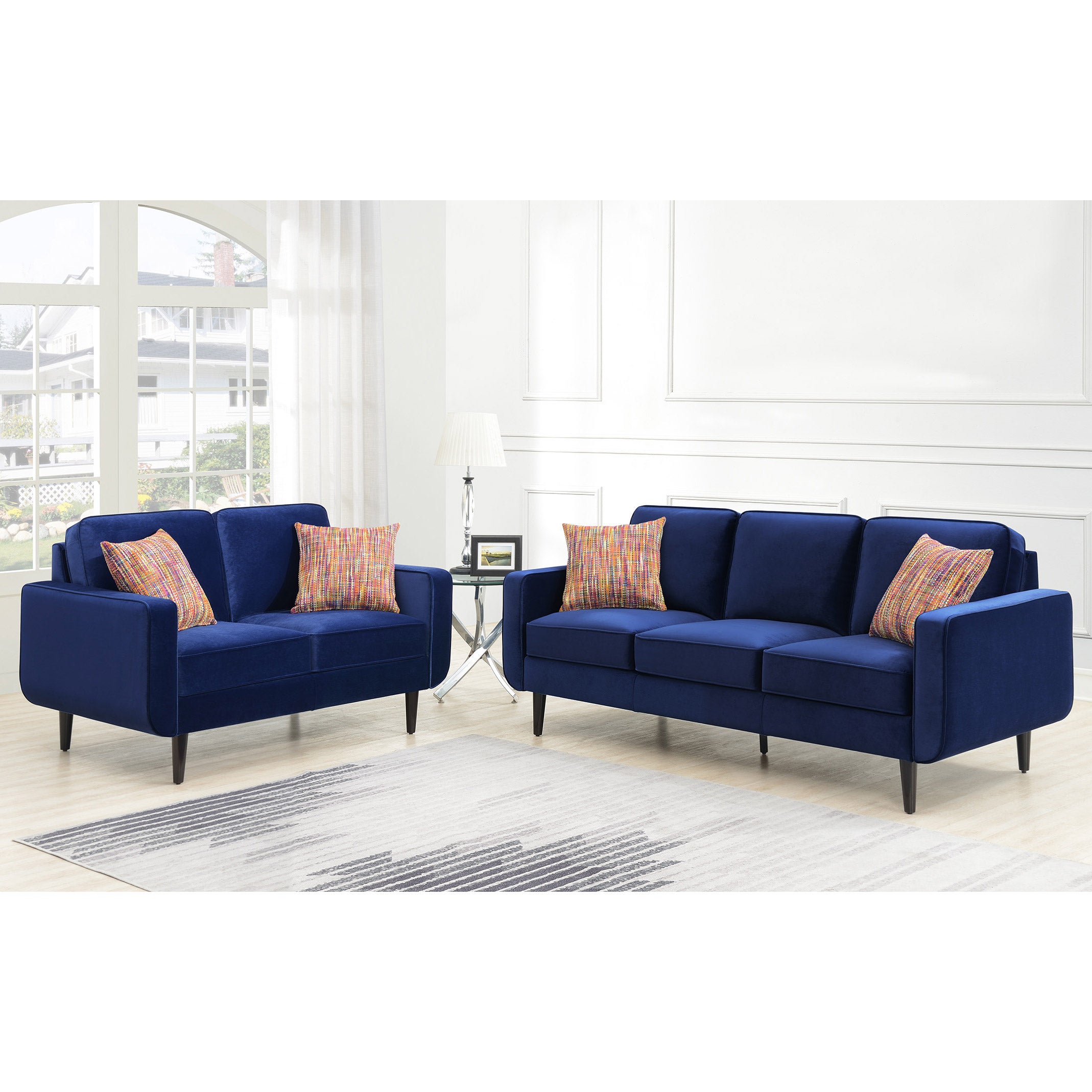 BAINBRIDGE FABRIC SOFA AND LOVESEAT - Image 1