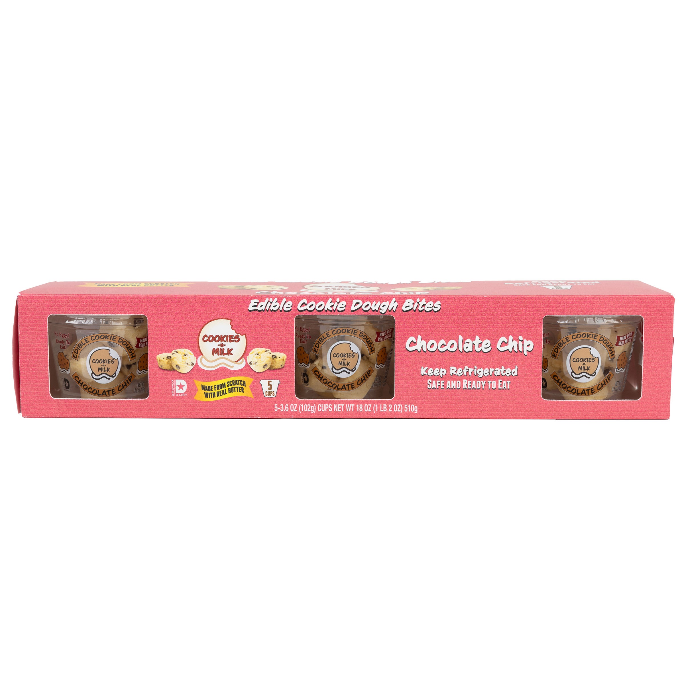 COOKIES-N-MILK COOKIE DOUGH BITES 5/3.6 OZ