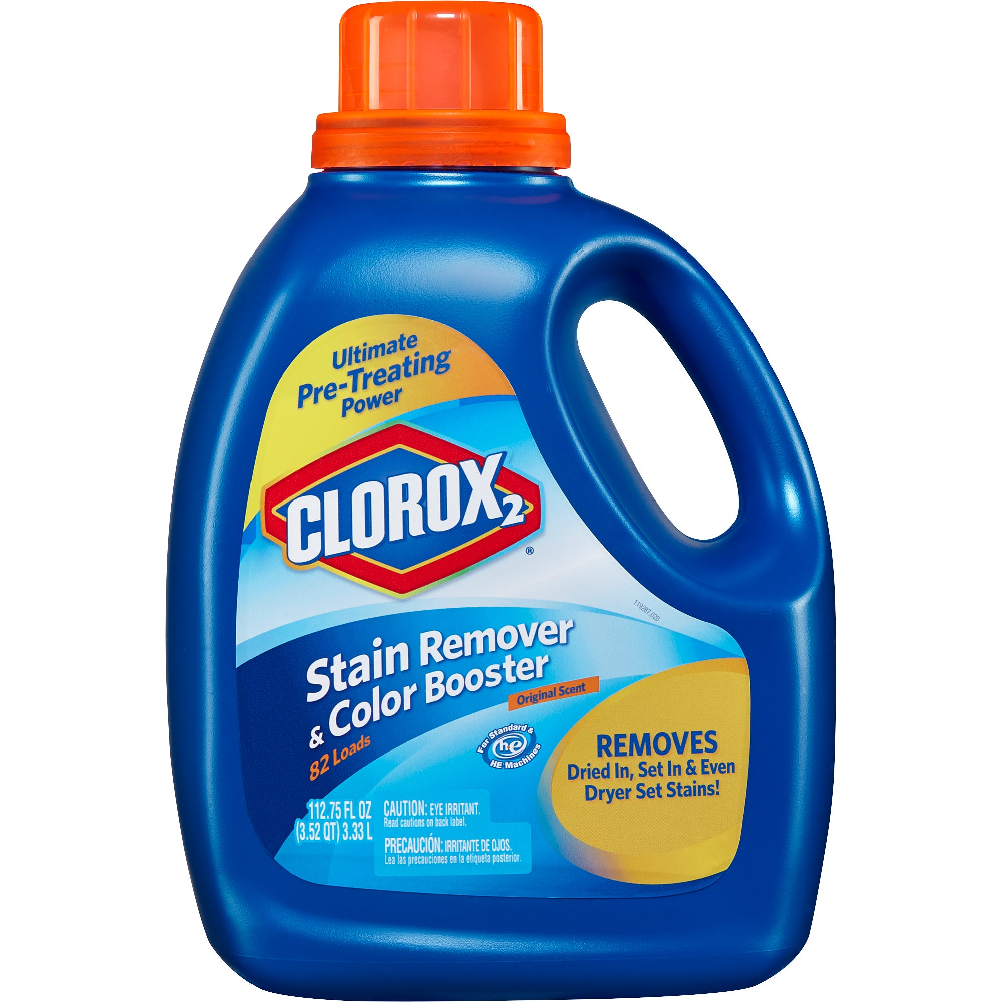 CLOROX 2 STAIN FIGHTER & COLOR BOOSTER 112.75 OZ / 82 LOADS