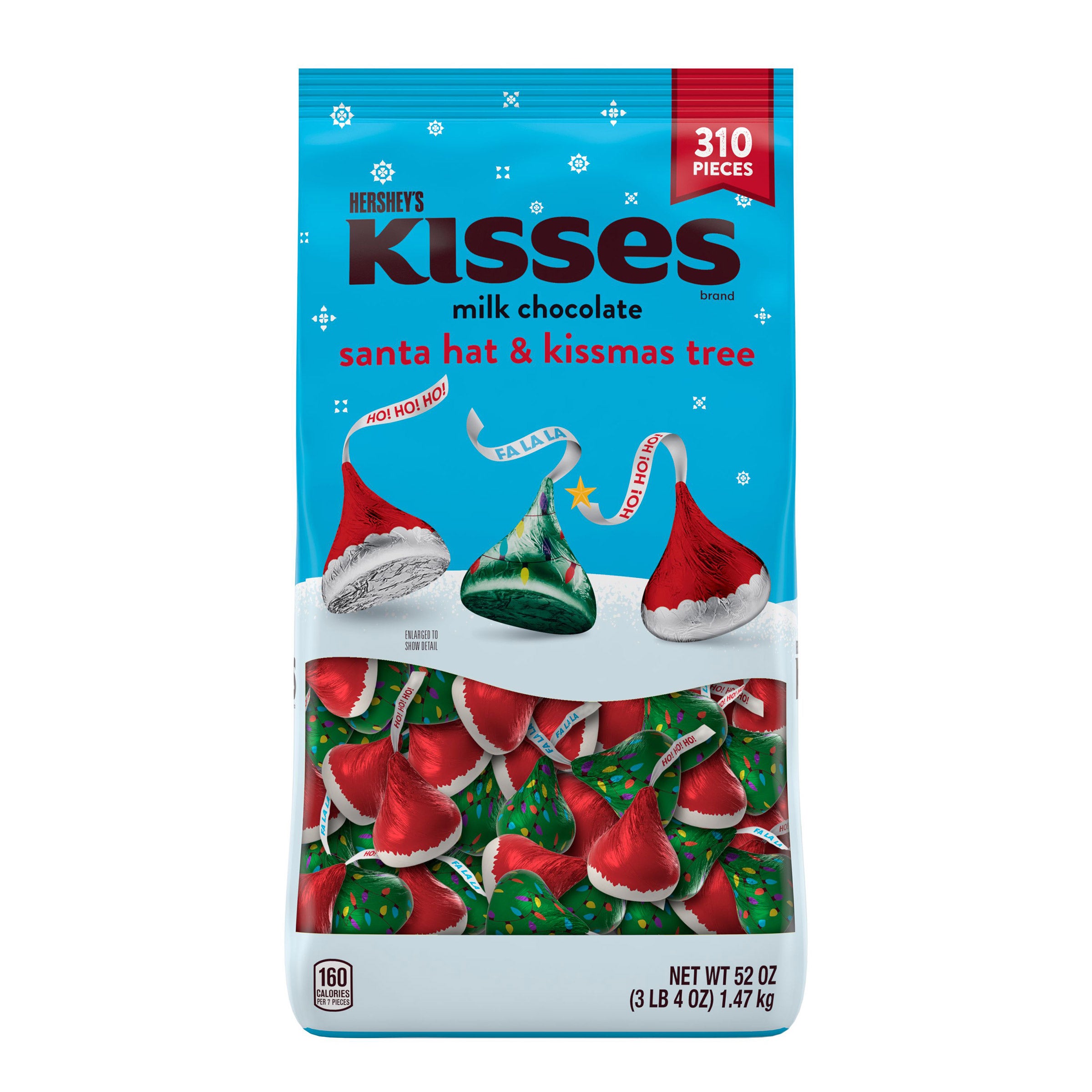 HERSHEY KISSES HOLIDAY ASSORTMENT 52 OZ