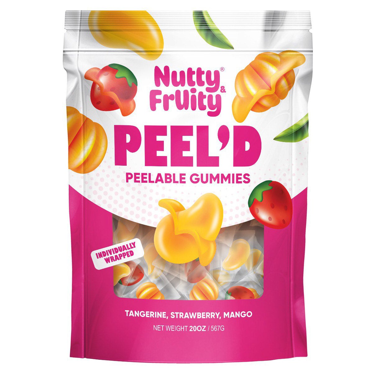 NUTTY FRUITY PEELABLE GUMMIES VRTY 20 OZ - Image 1