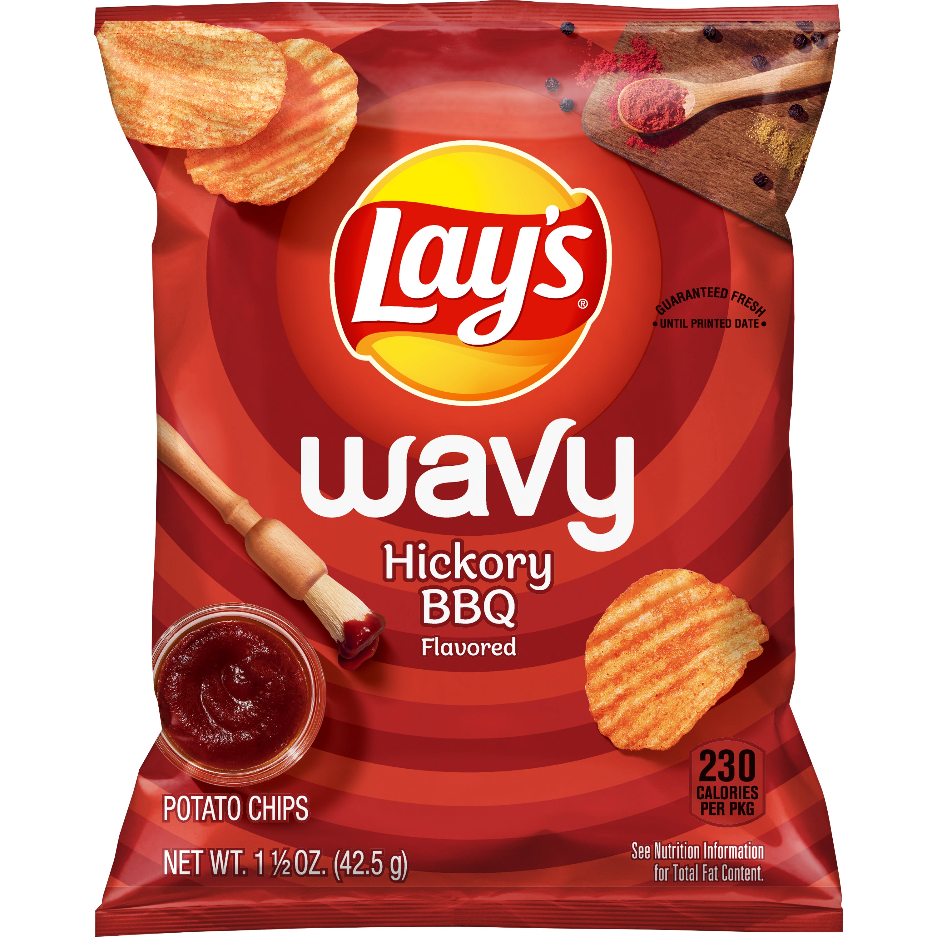 FRITO LAY WAVY HICKORY BBQ 64 CT / 1.5 OZ