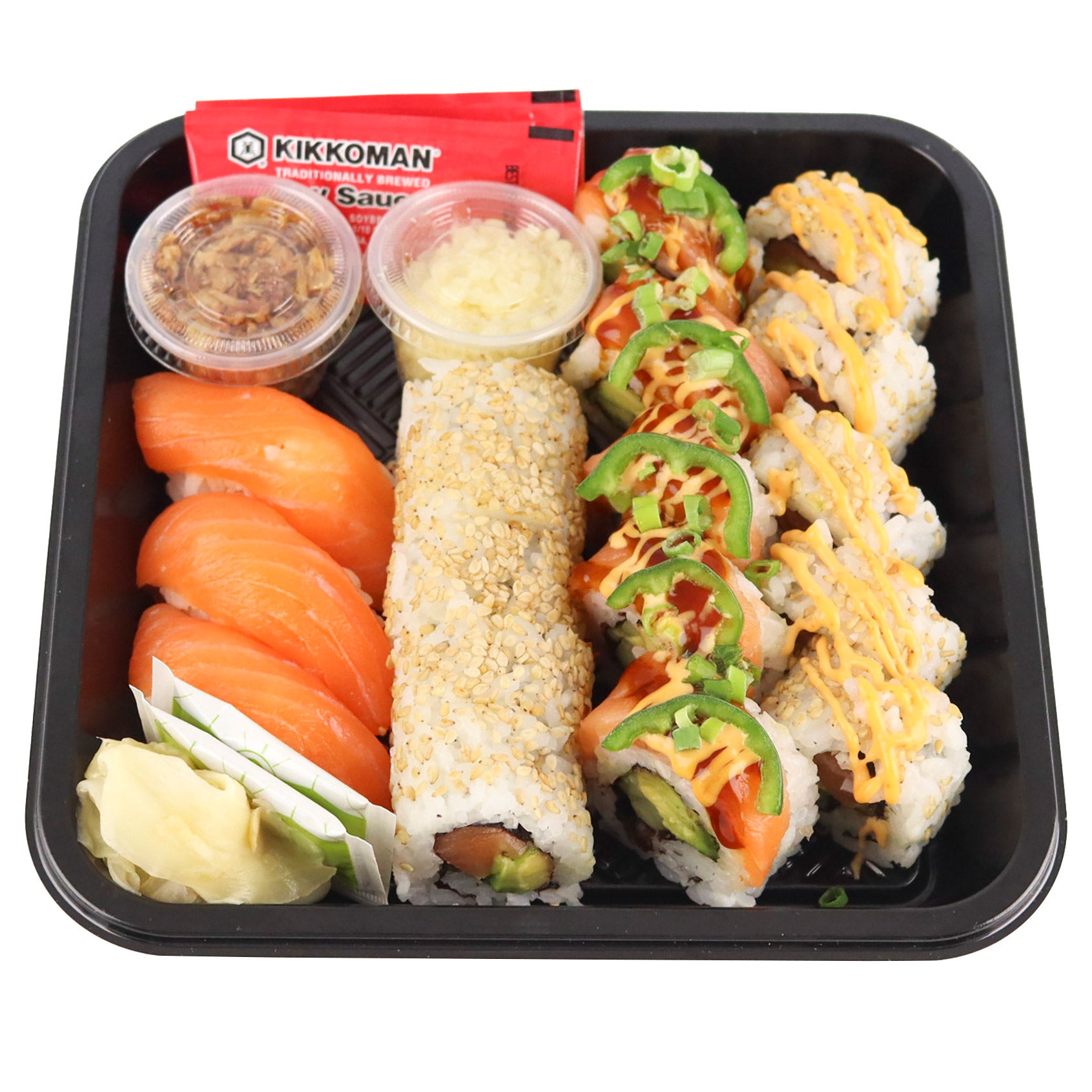SUSHI GOURMET SALMON LOVERS SUSHI 18 PC 15.2 OZ