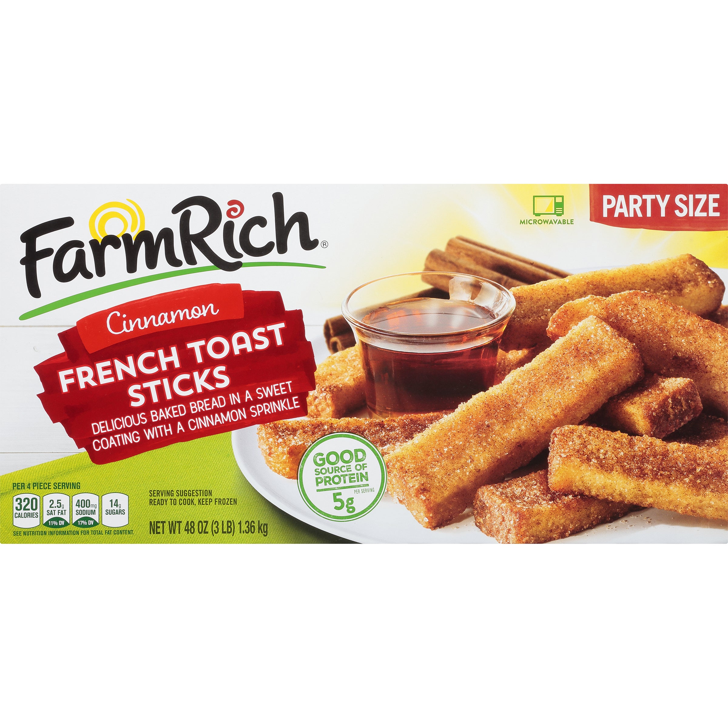 FARM RICH FRENCH TOAST STICKS 48 OUNCES - Image 1