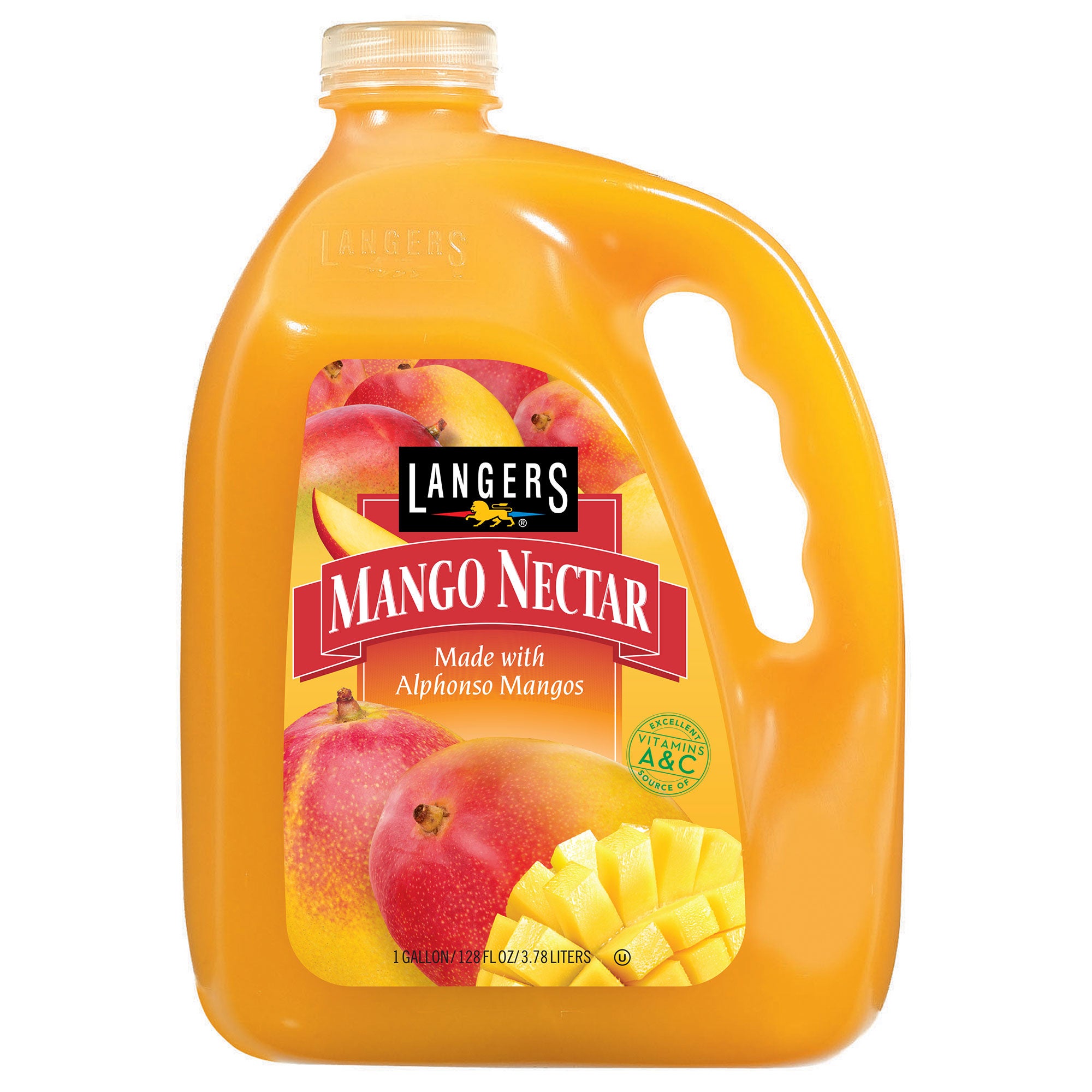 LANGERS MANGO NECTAR 128 OZ