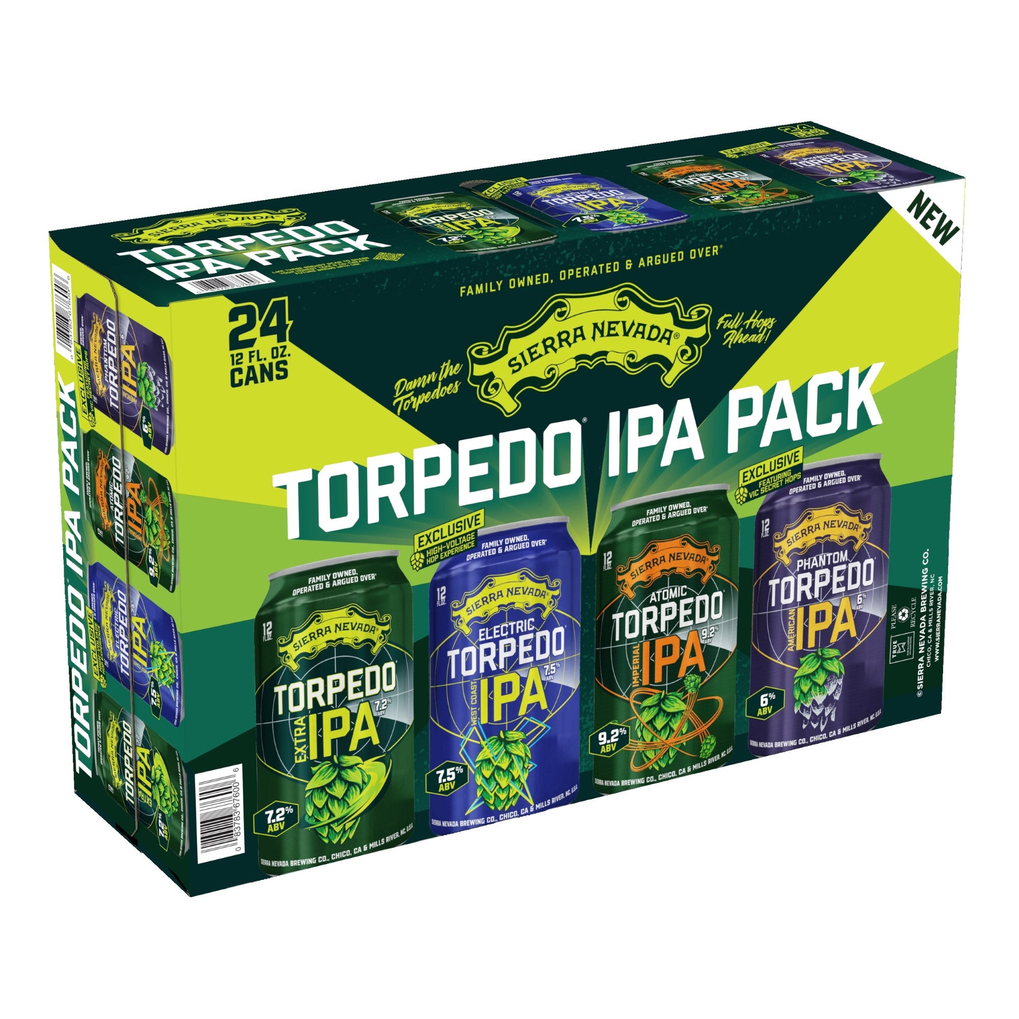 SIERRA NEVADA TORPEDO IPA PACK CHICO 24/12OZ CAN