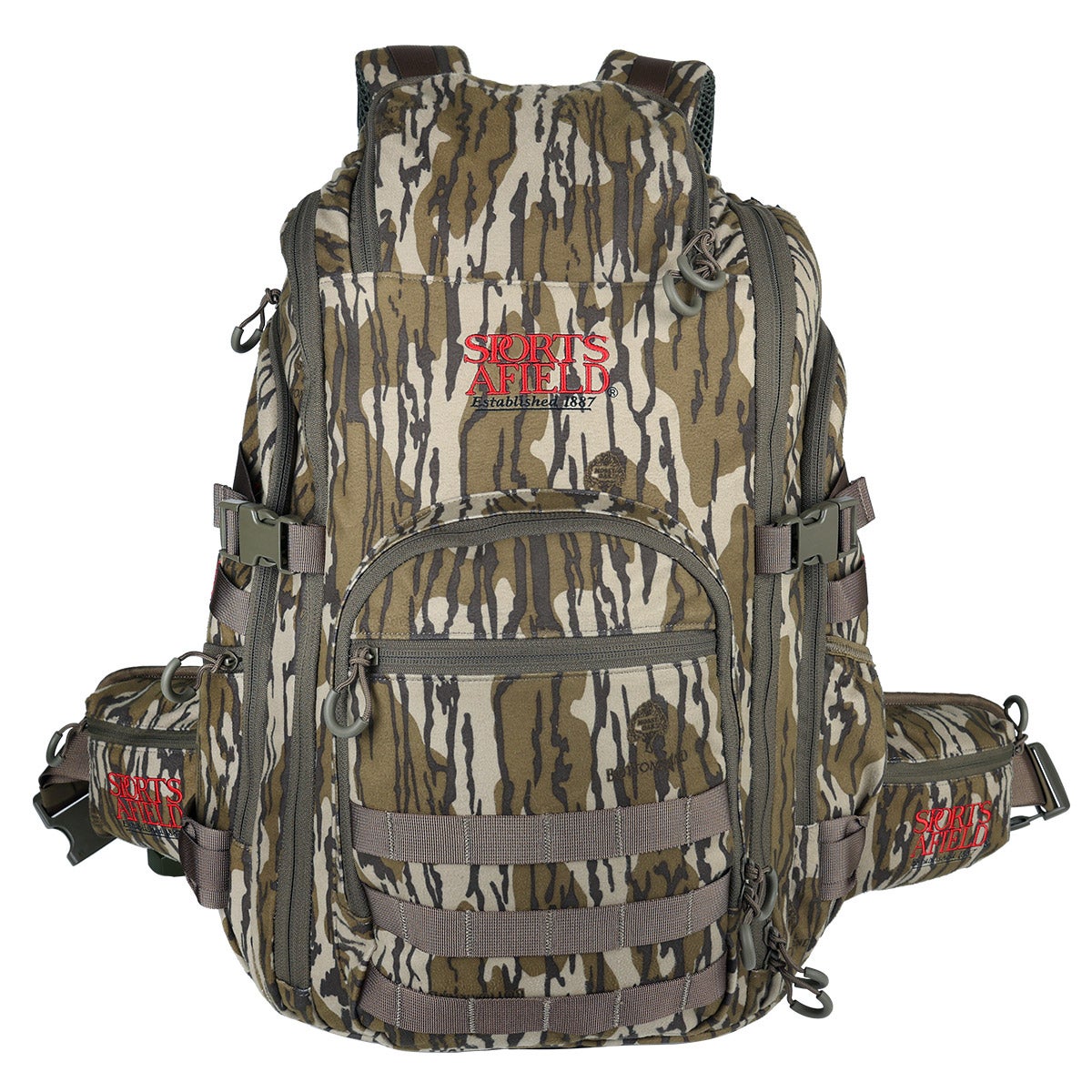 SPORTS AFIELD HUNTING DAY PACK MOSSY OAK BOTTOMLAND