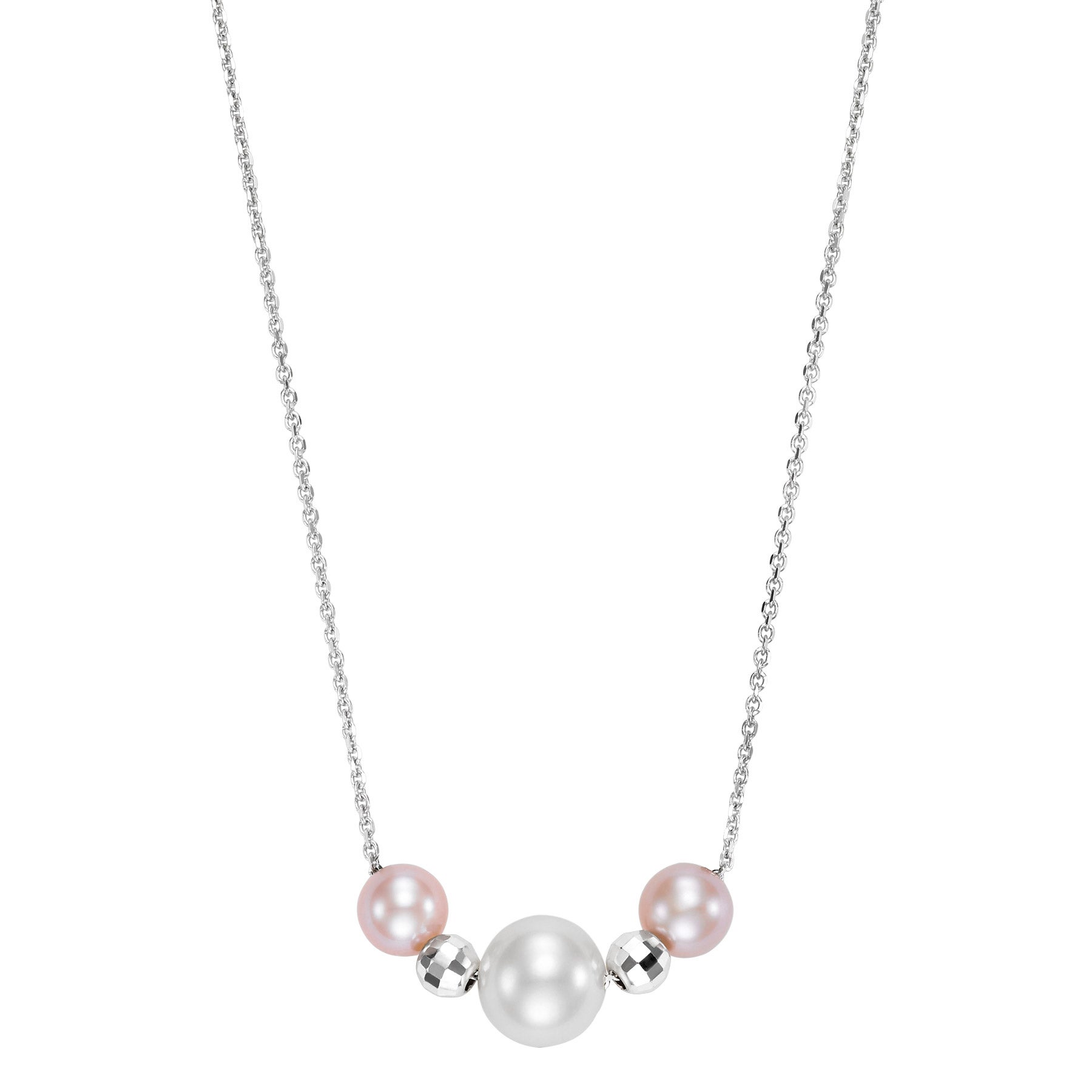 14K GOLD 5.5-6/8-8.5MM FRESHWATER CULTURED PEARL 18¨ NECKLACE - Image 1
