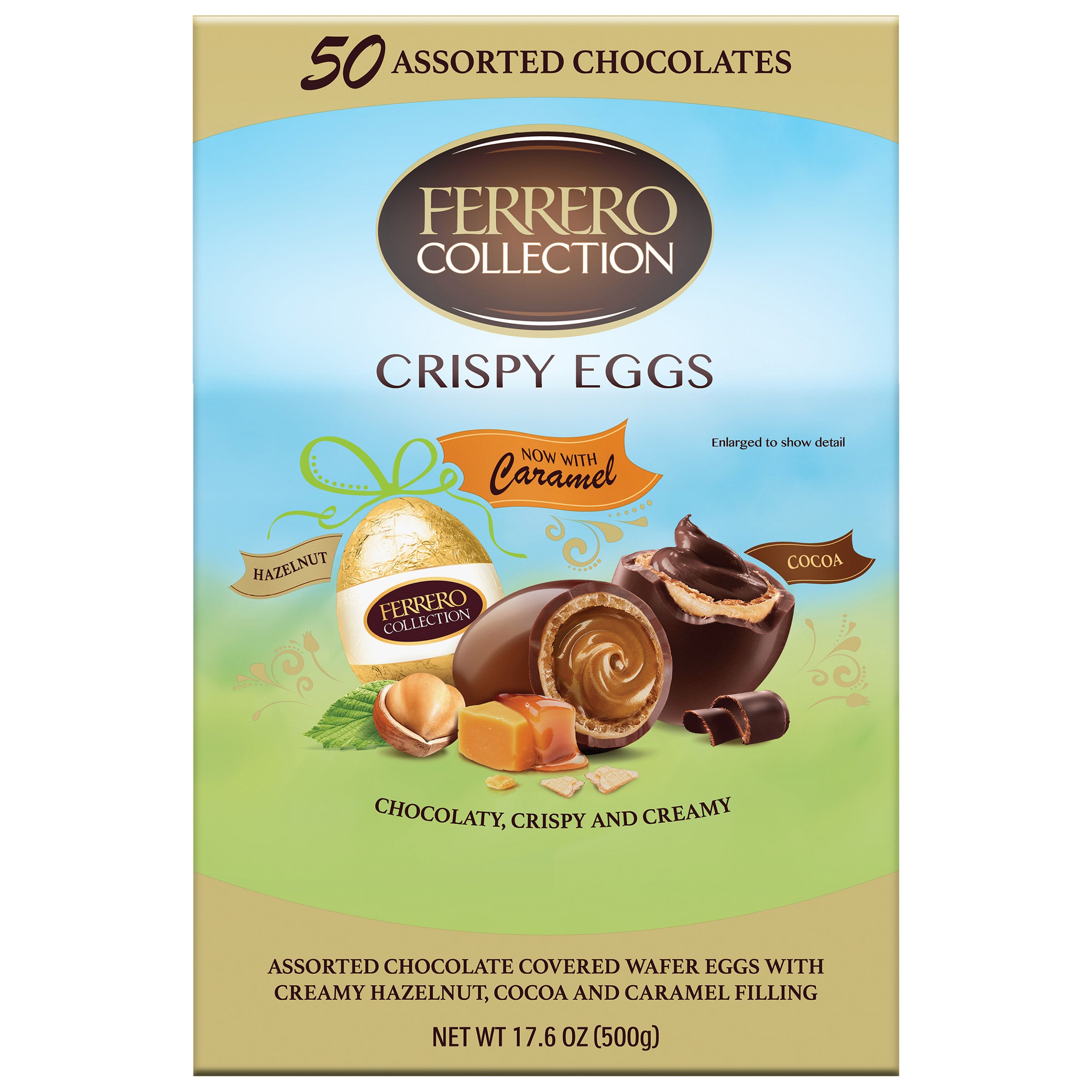 FERRERO ASSORTED CRISPY EGGS 17.6 OZ ( 1.1 LBS)