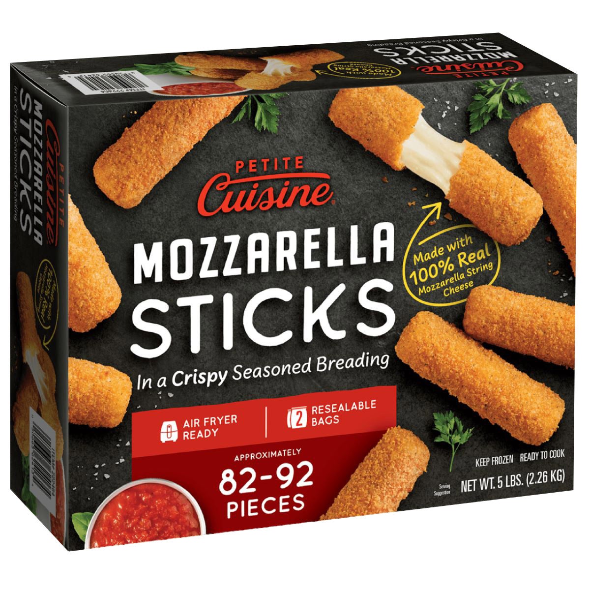 PETITE CUISINE MOZZARELLA STICKS 82 COUNT 80 OUNCES - Image 1