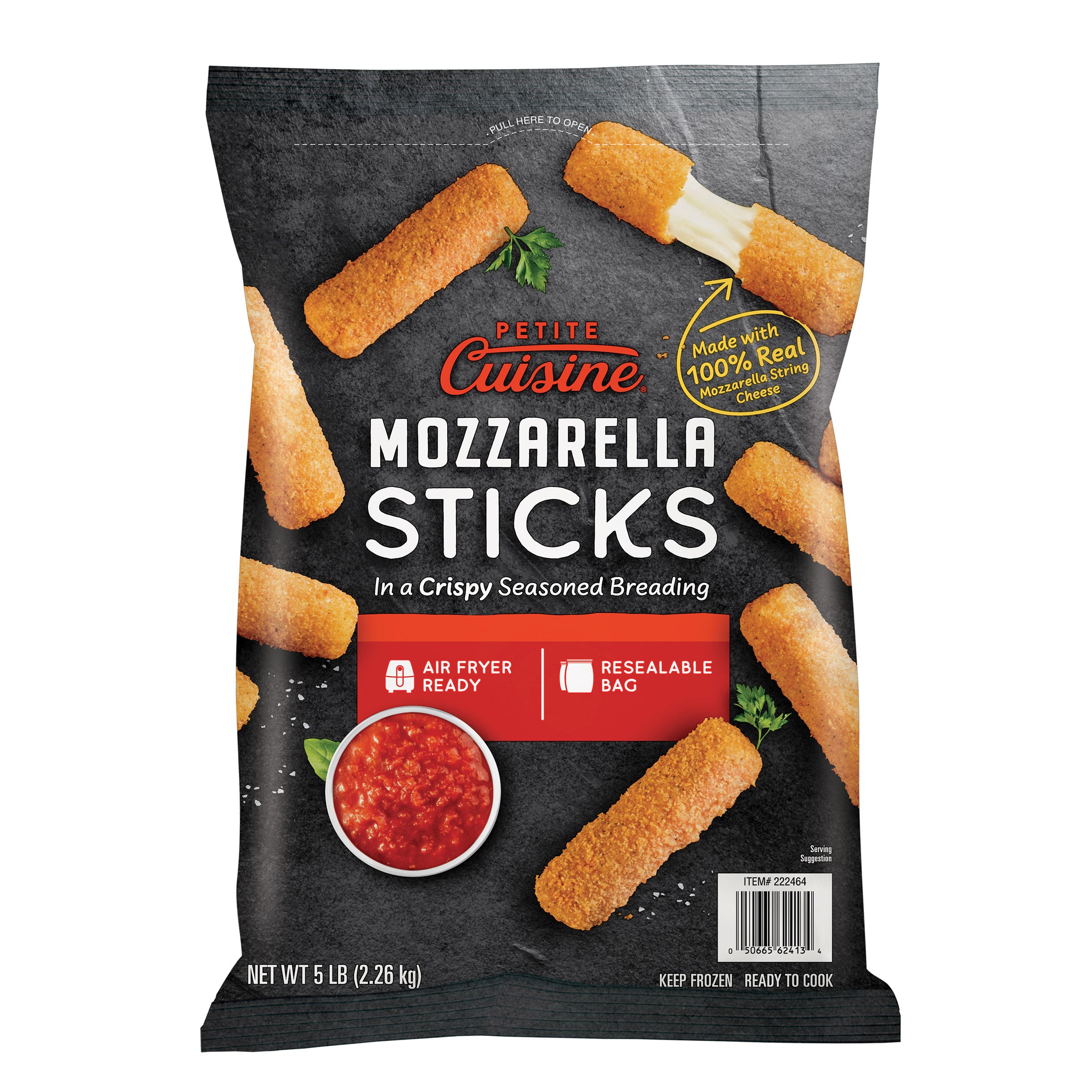 PETITE CUISINE MOZZARELLA STICKS 5 POUND BOX - Image 1