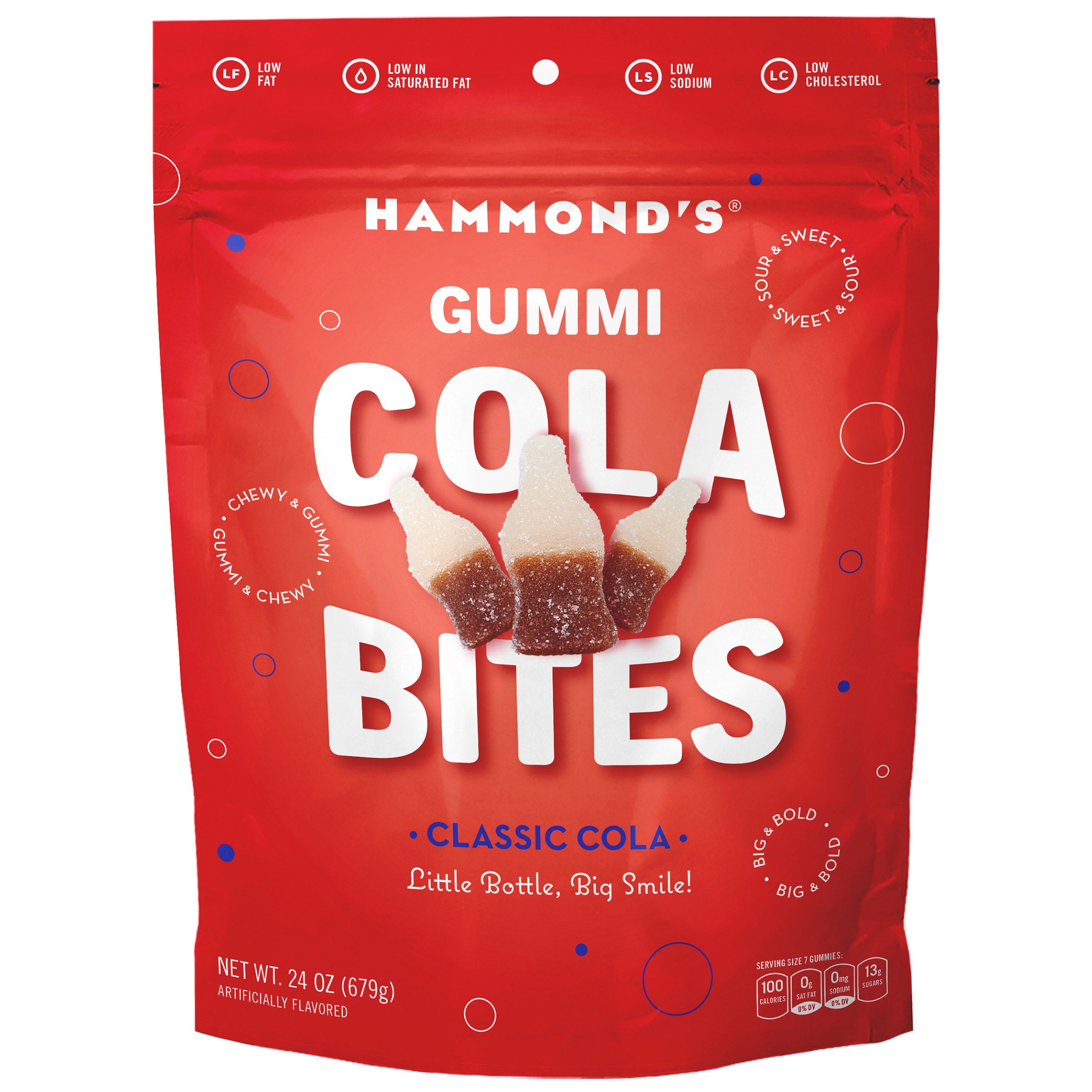 HAMMOND'S GUMMI COLA BITES 24 OZ