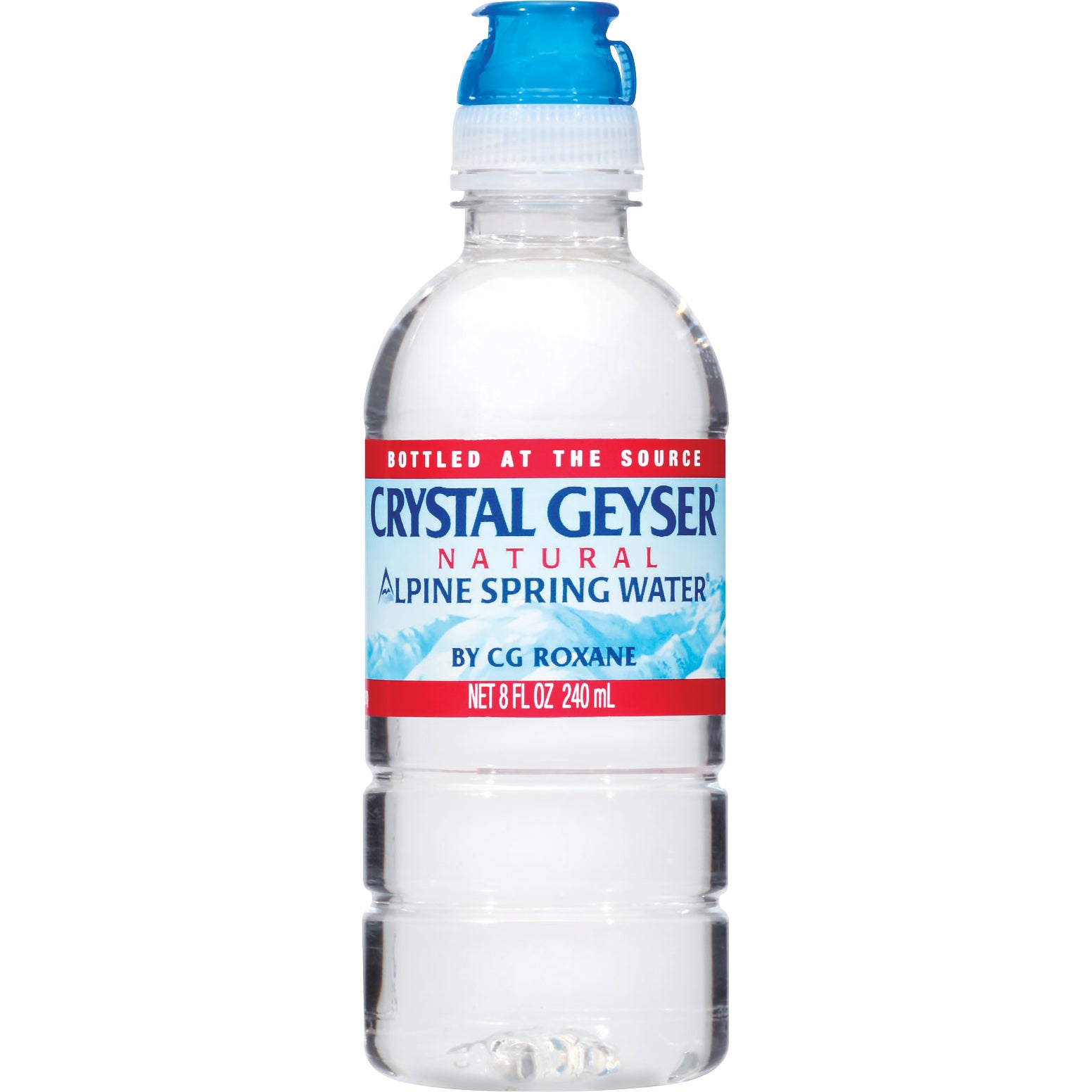 CRYSTAL GEYSER SPRING WATER SPORT TOP 4/8FL OZ (32 CT) - Image 1
