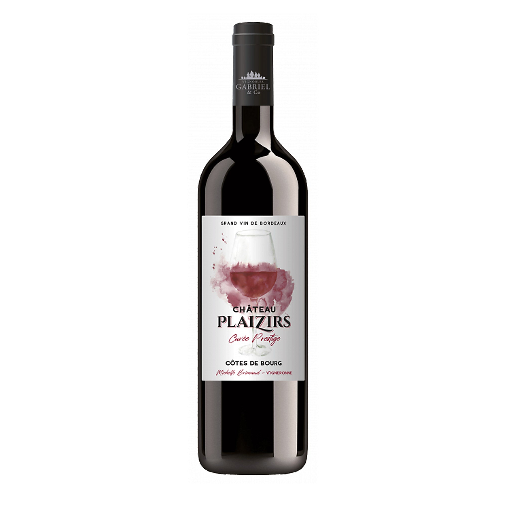 CH PLAIZIRS CUVEE PRESTIGE RED BLEND BORDEAUX, FRANCE 750ML - Image 1