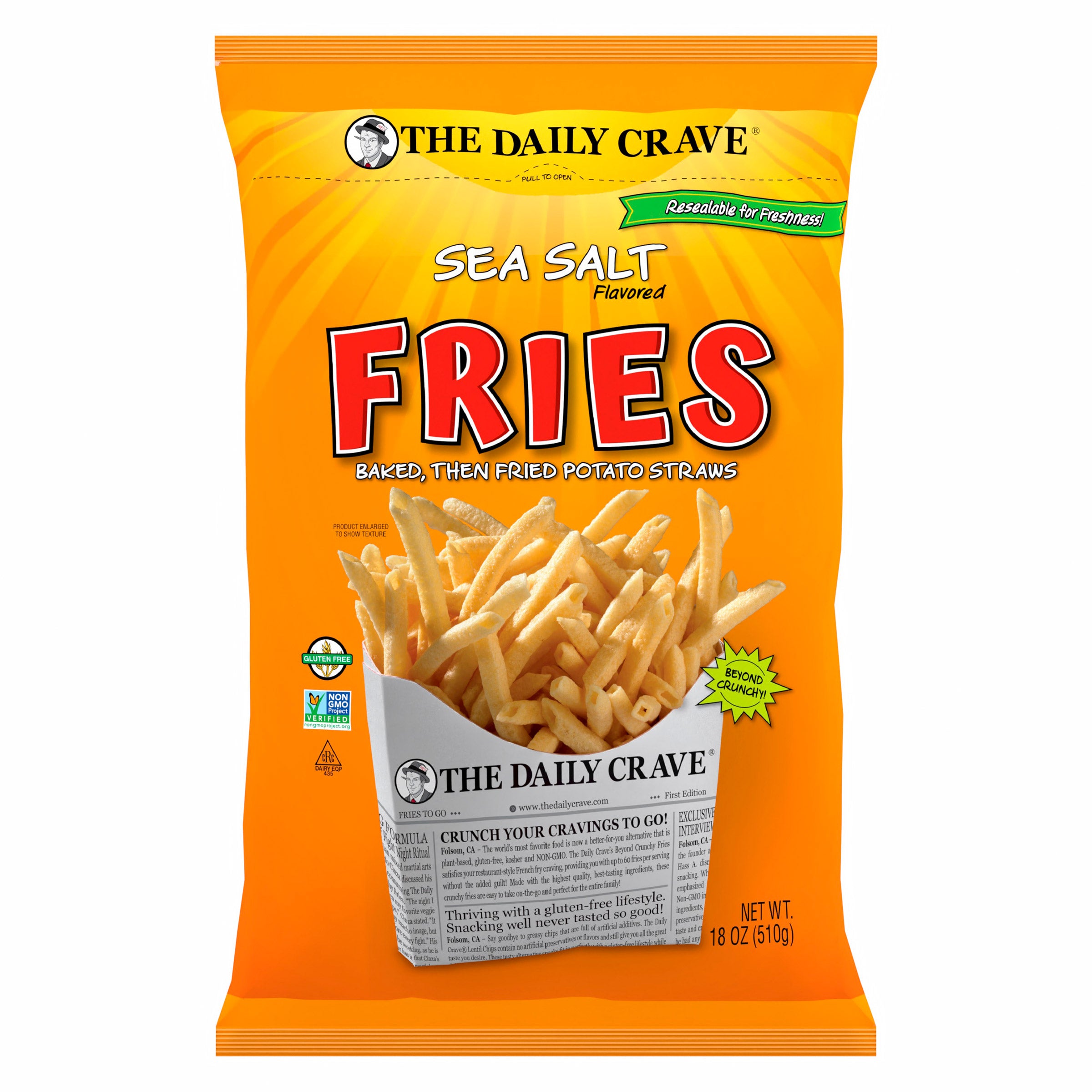 THE DAILY CRAVE CRUNCHY FRIES 18 OUNCES - Image 1