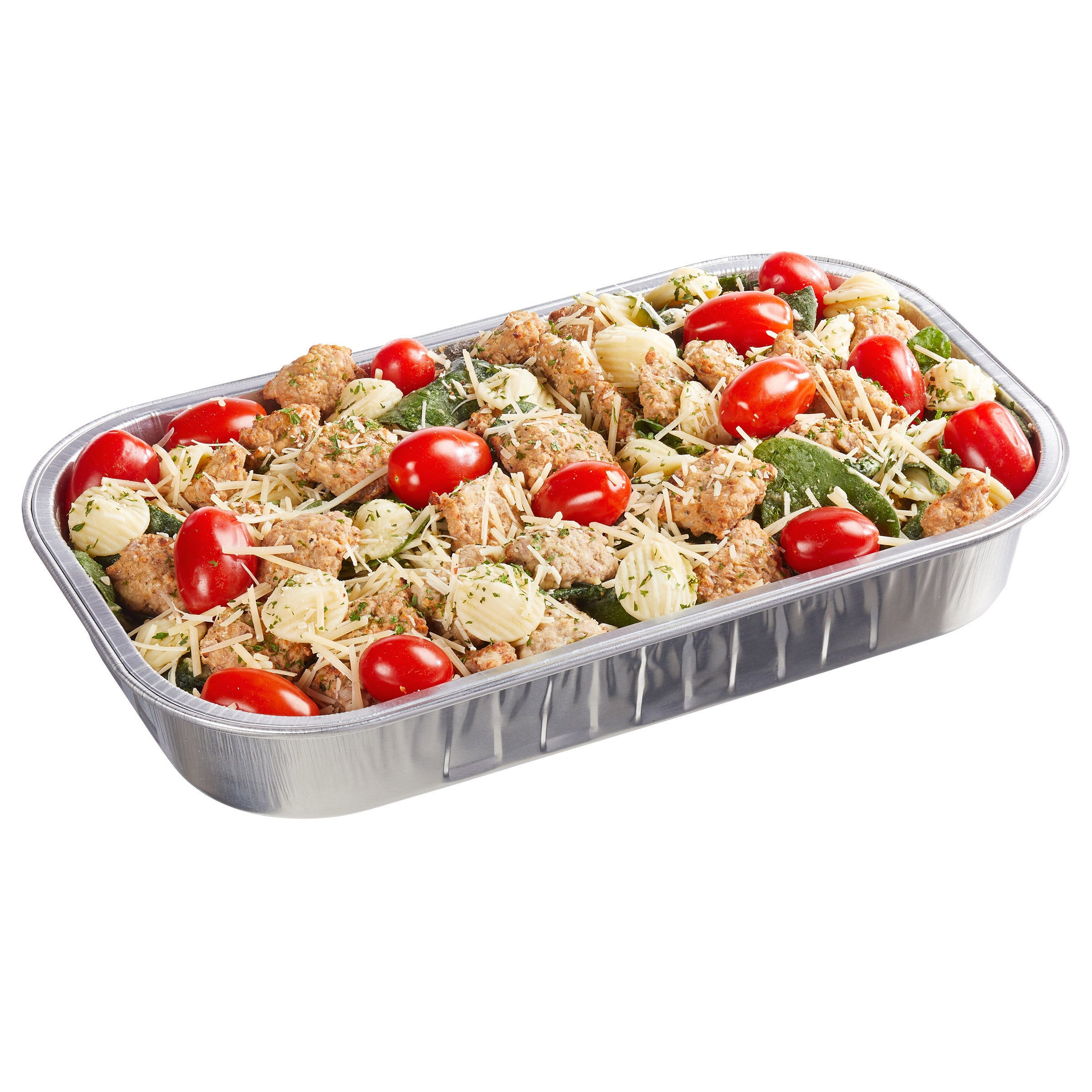 ITALIAN SAUSAGE & PASTA IN A GARLIC WINE SAUCE PER LB