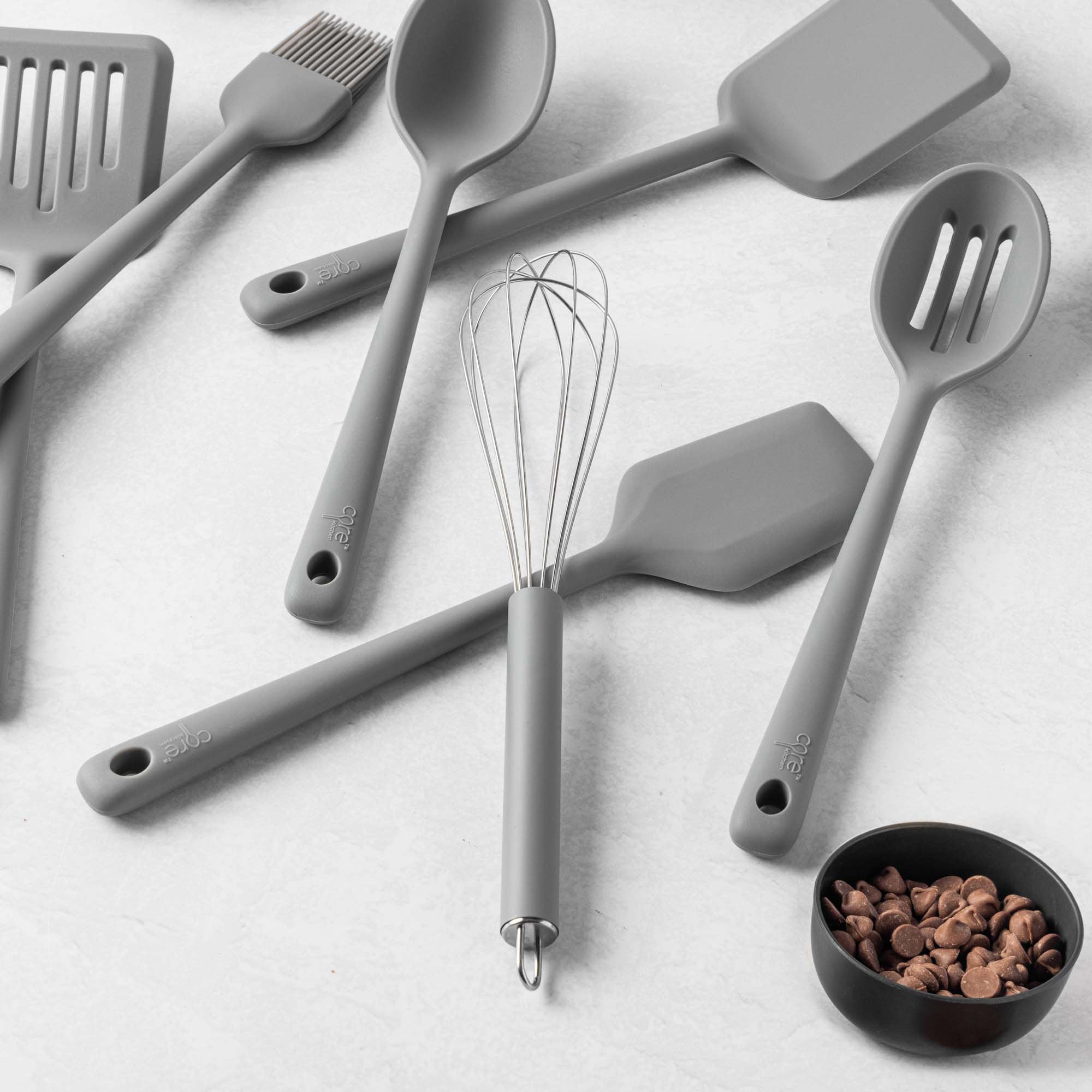 CORE KITCHEN 8-PIECE SILICONE KITCHEN TOOL SET
