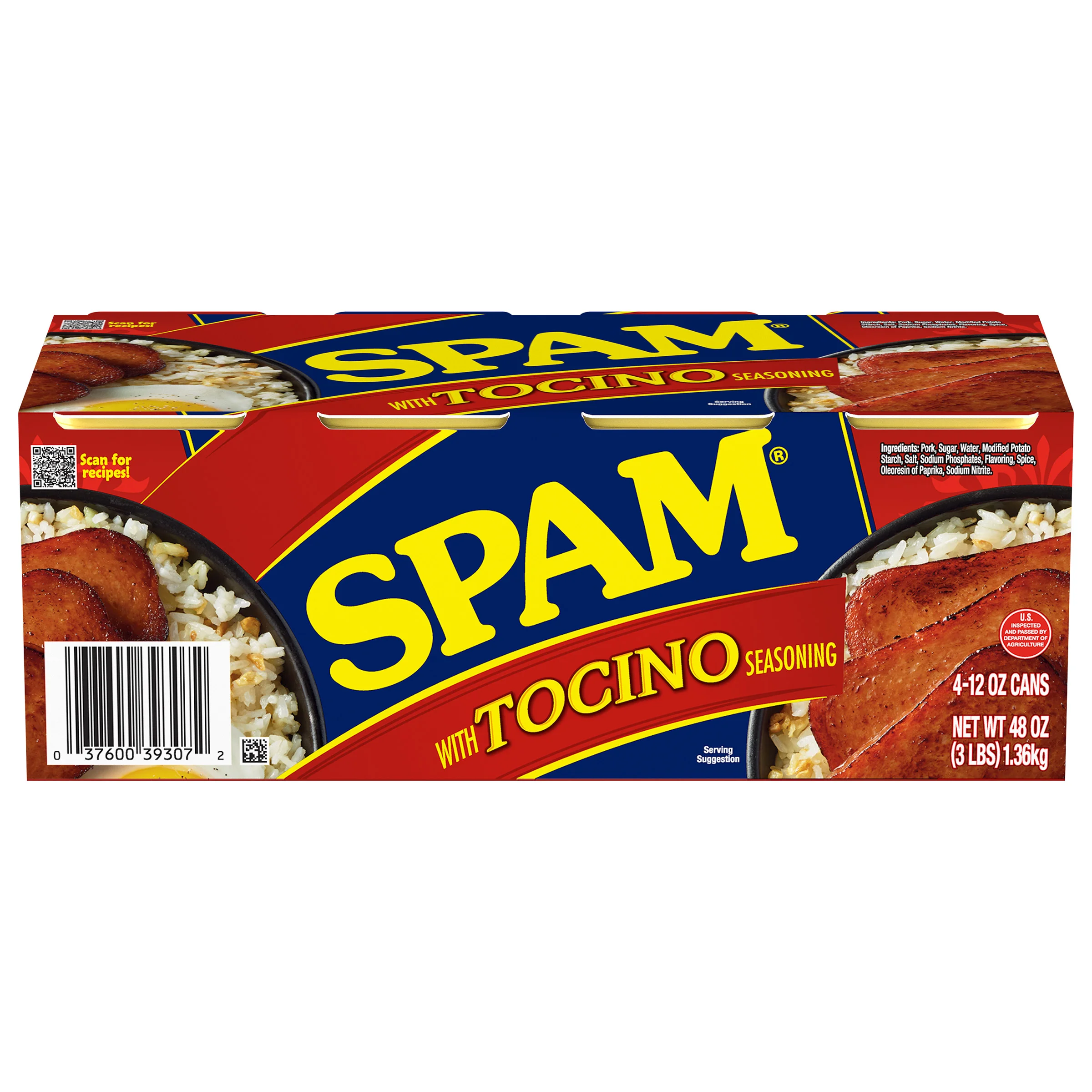 SPAM TOCINO 8/12 0Z - Image 1