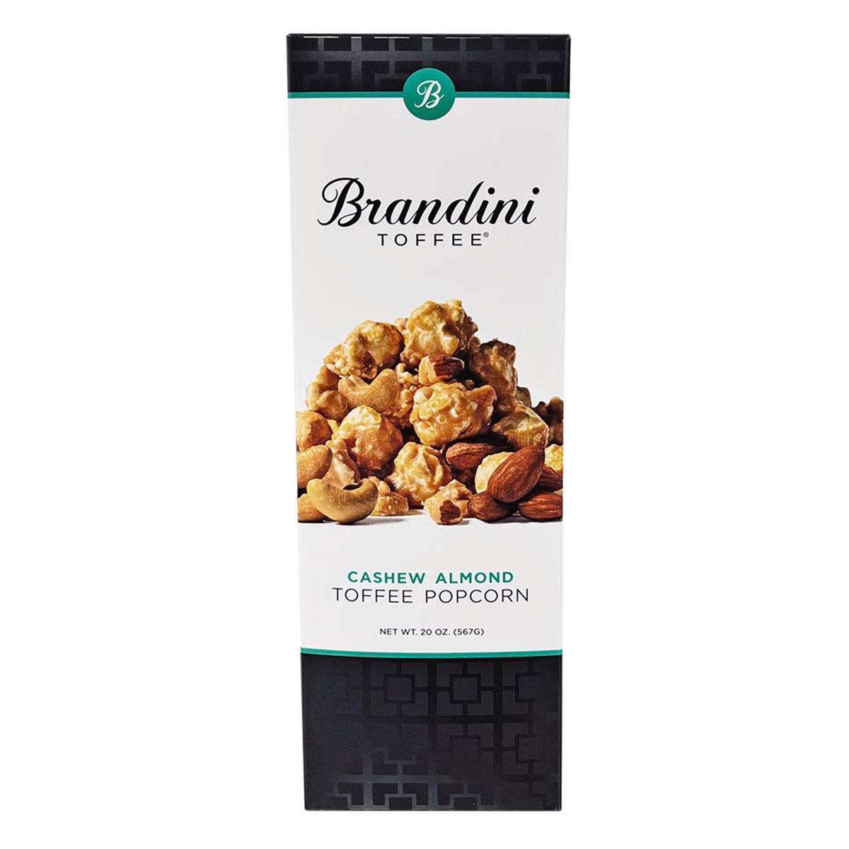 BRANDINI CASHEW ALMOND TOFFEE POPCORN 20 OZ