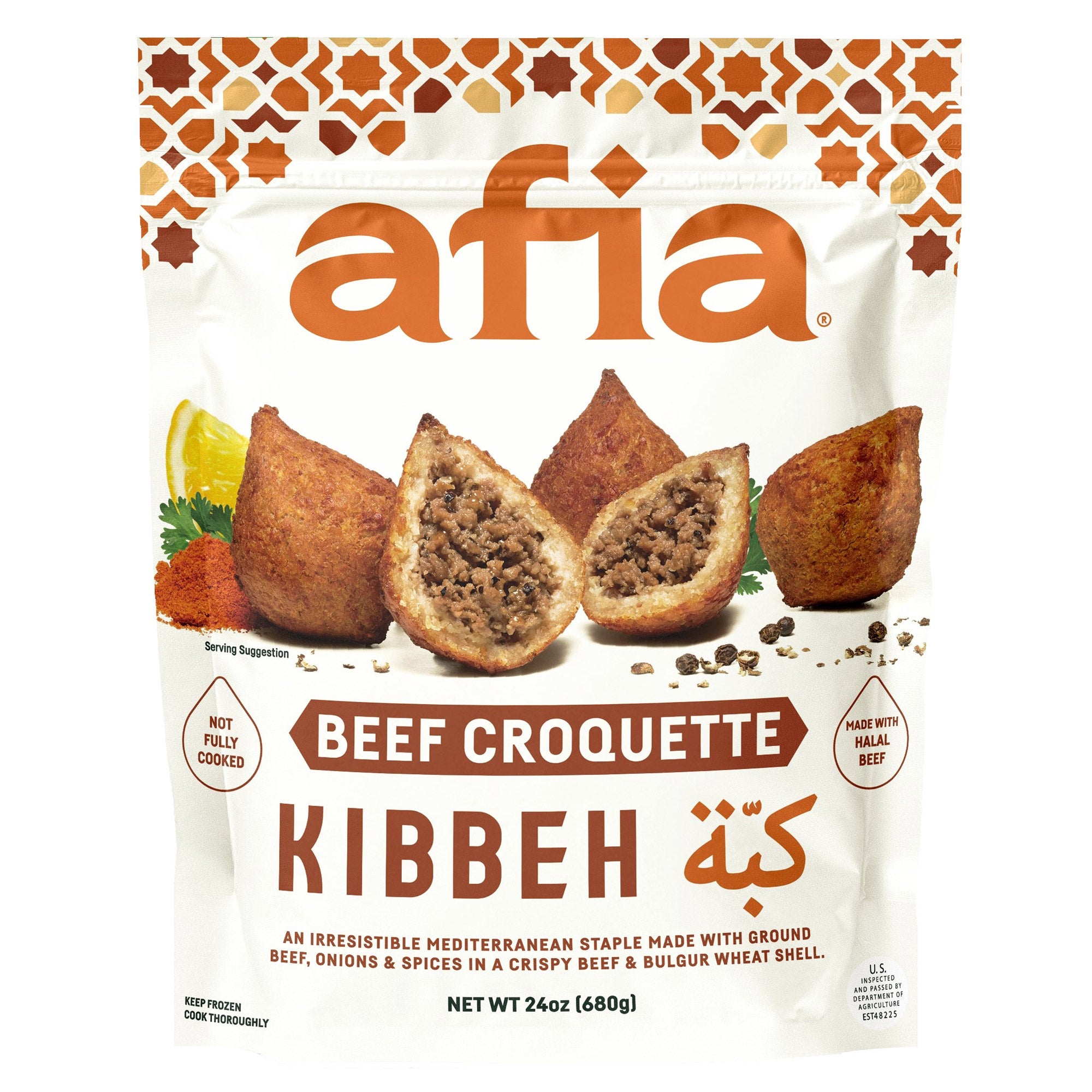 AFIA HALAL BEEF KIBBEH 24 OUNCES