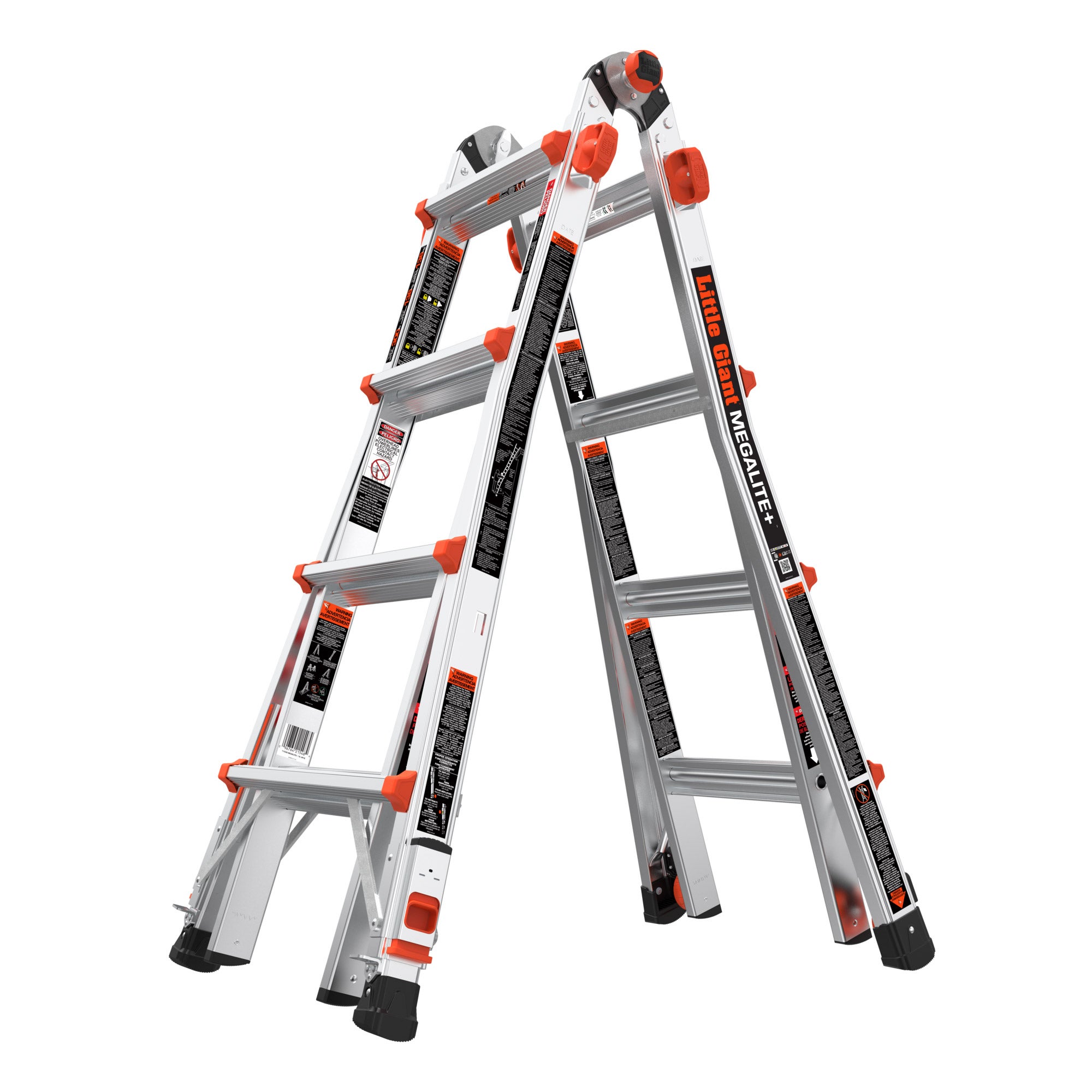 LITTLE GIANT MEGALITE+ MULTI USE LADDER WITH SAFETY LEVELERS - Image 1