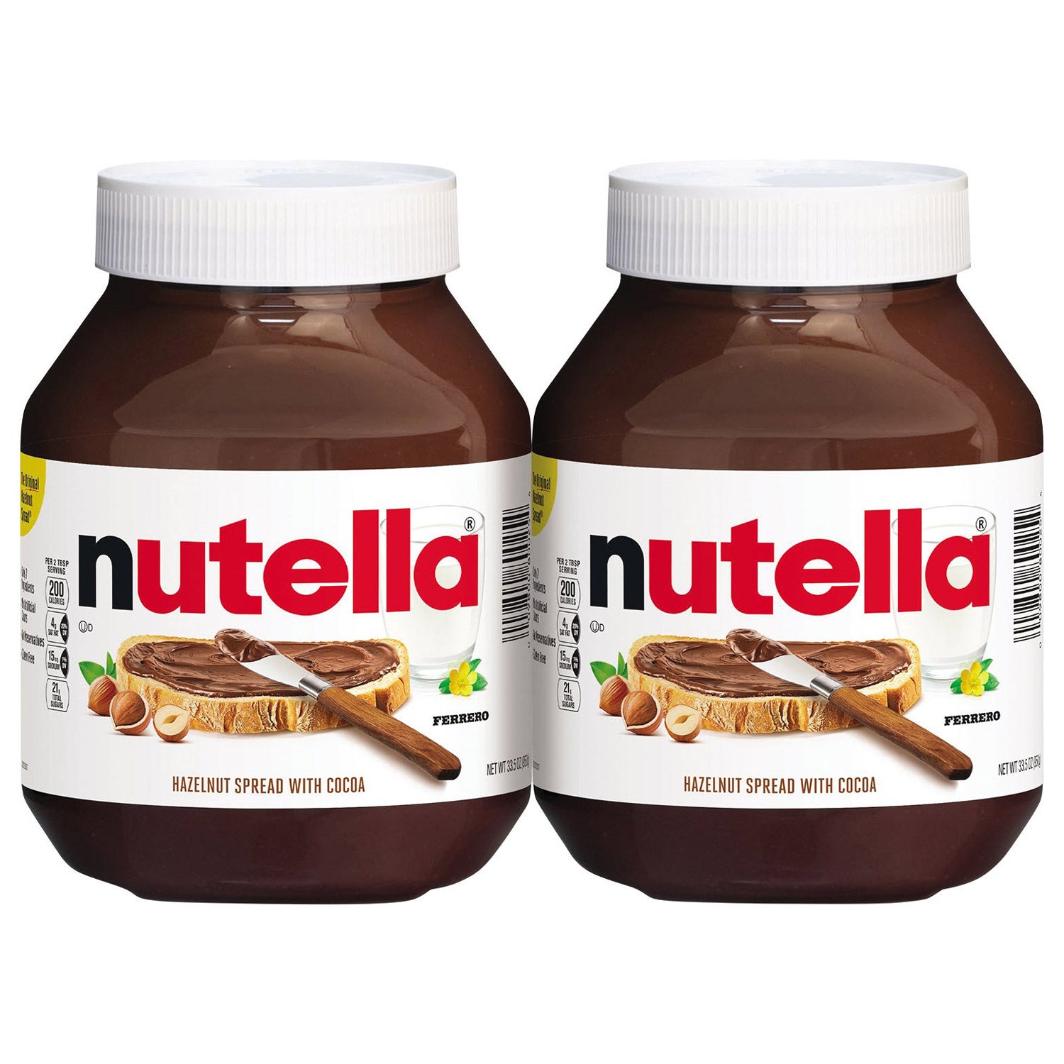 NUTELLA HAZELNUT SPREAD 2/33.5 OZ - Image 1