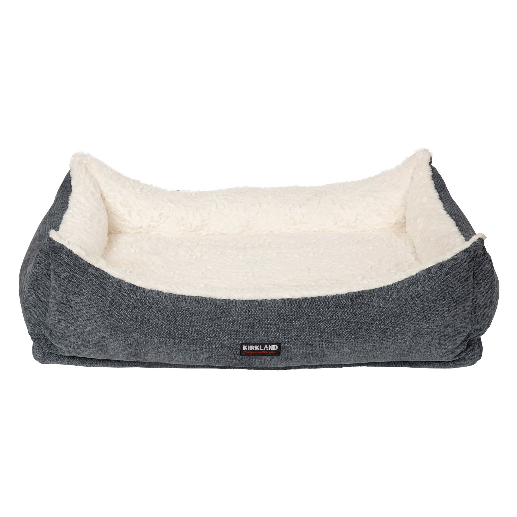 KIRKLAND SIGNATURE PLEATED 2 IN 1 CUDDLER PET BED 44¨X31¨