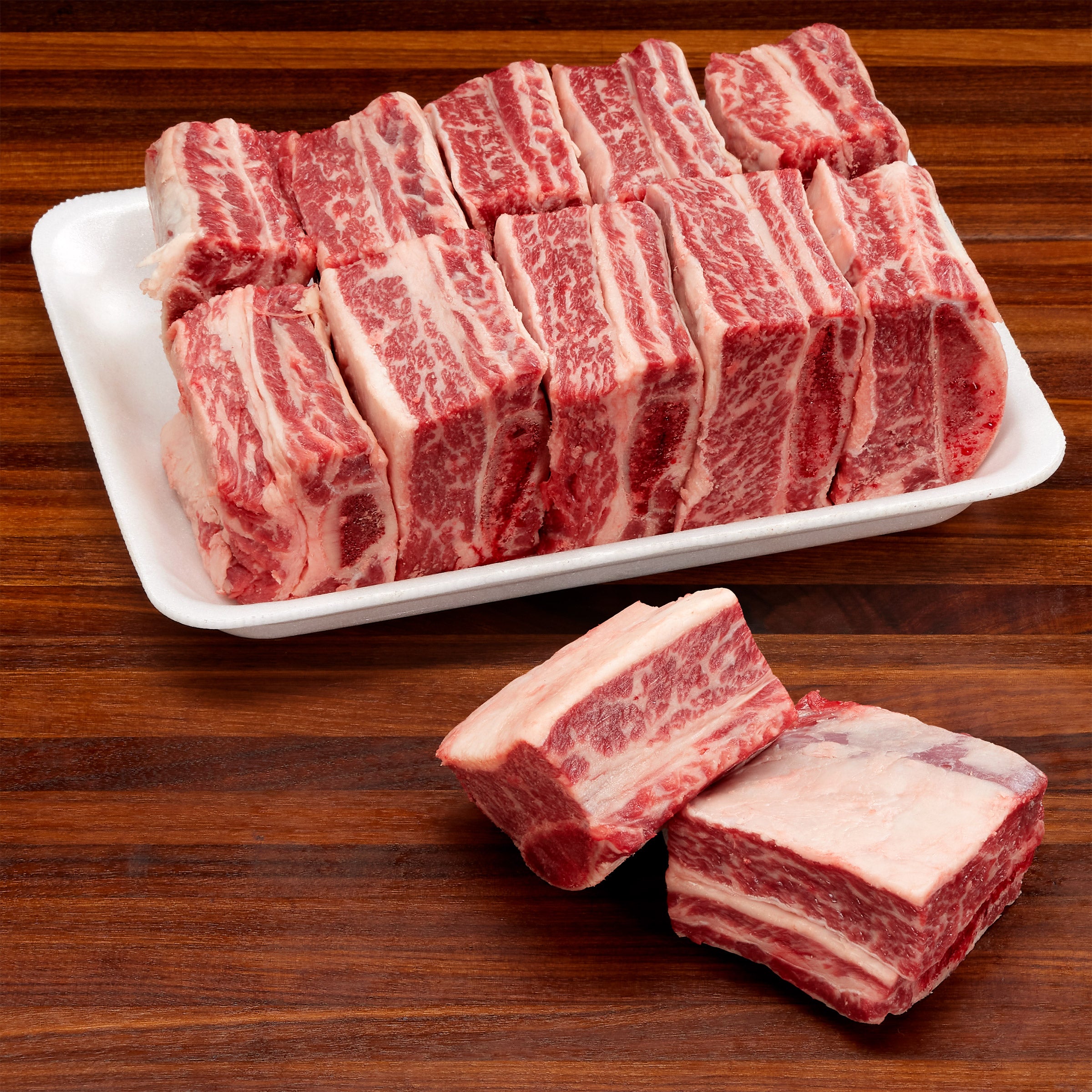 BEEF CHUCK SHORT RIBS BONE-IN USDA PRIME PER LB. - Image 1