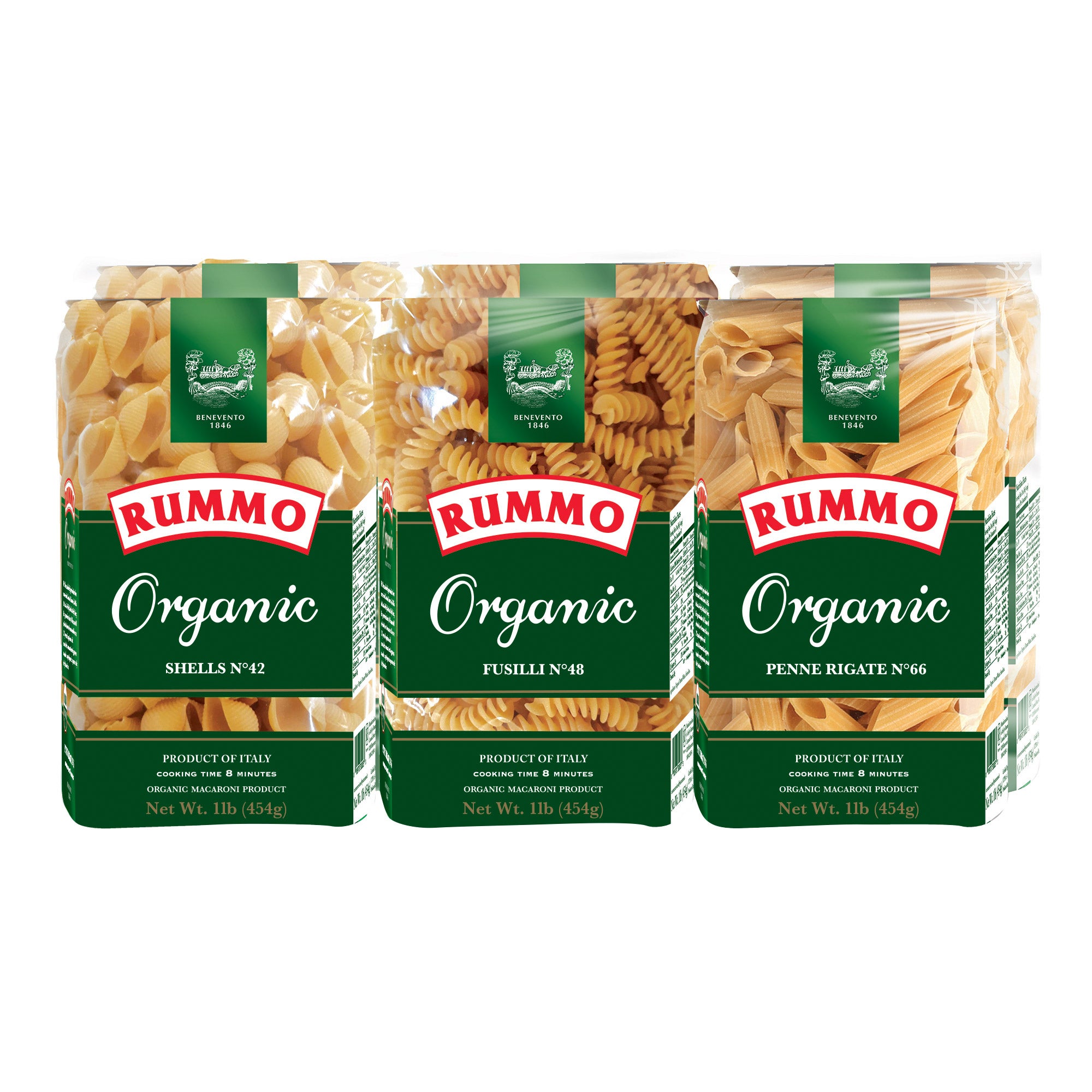 RUMMO ORGANIC ITALIAN PASTA VARIETY 6/1 LB