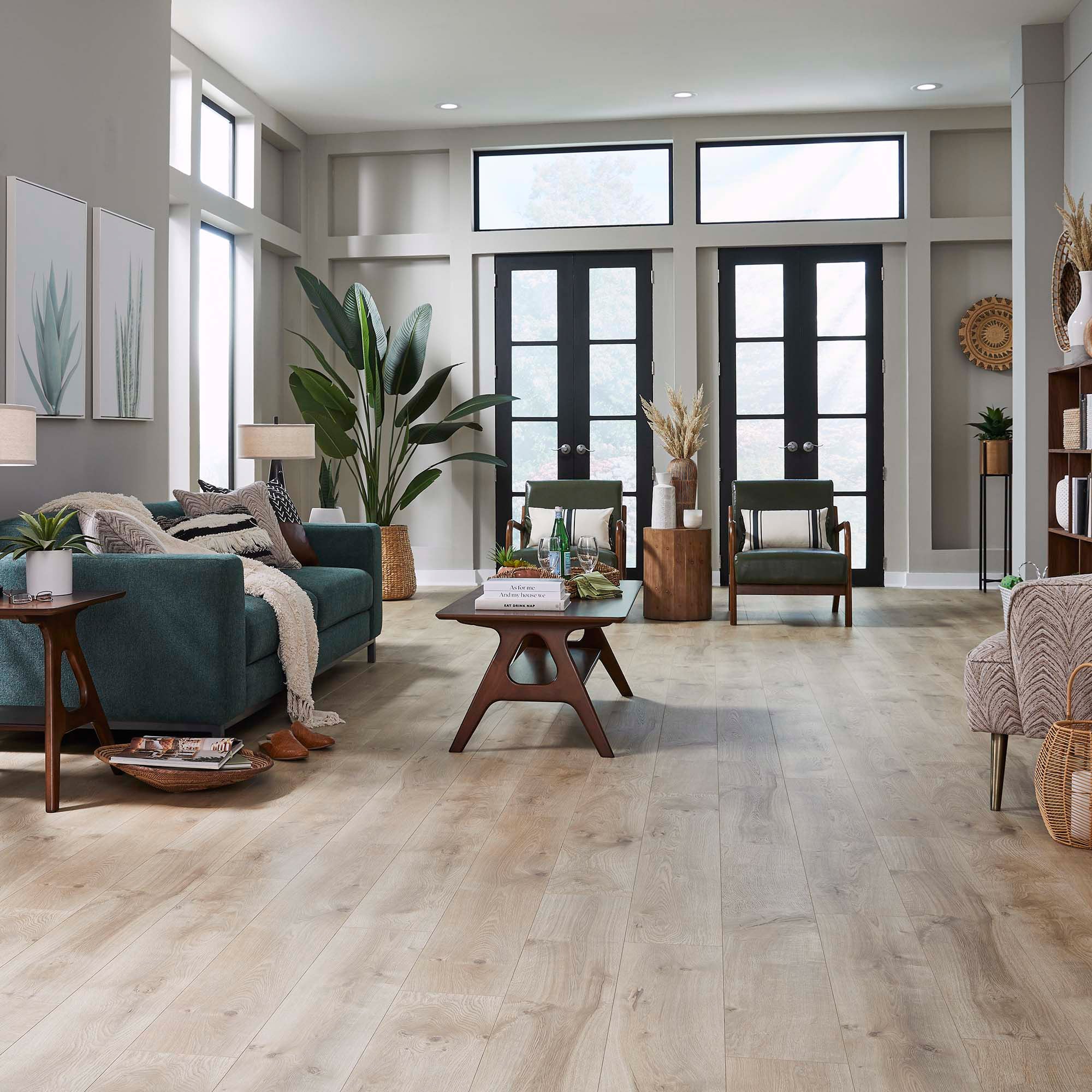 MOHAWK HOME ^ HYBRID RESILIENT FLOOR WALKER CREEK 7.5 X 48 - Image 1