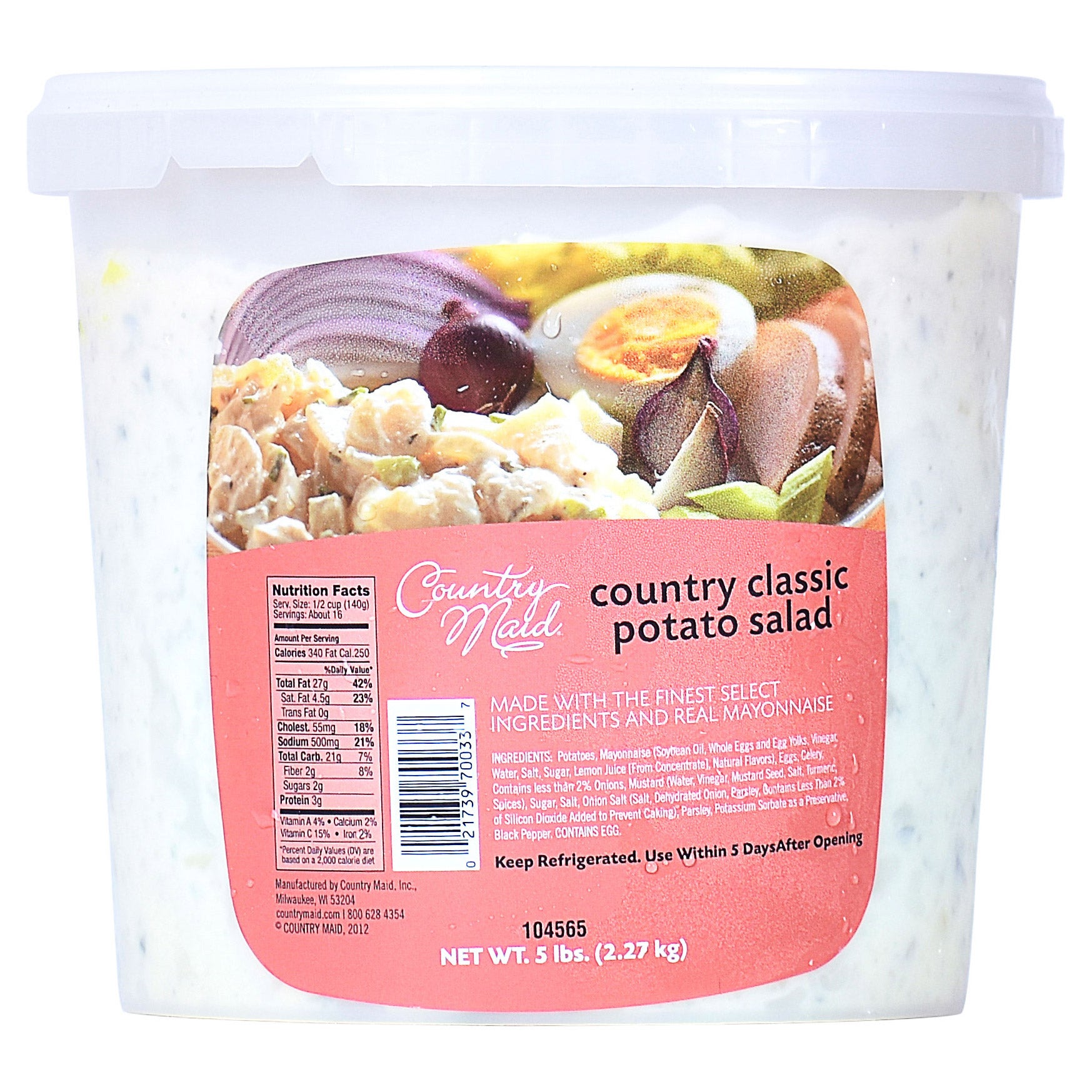 COUNTRY MAID CLASSIC POTATO SALAD 5 POUND CONTAINER