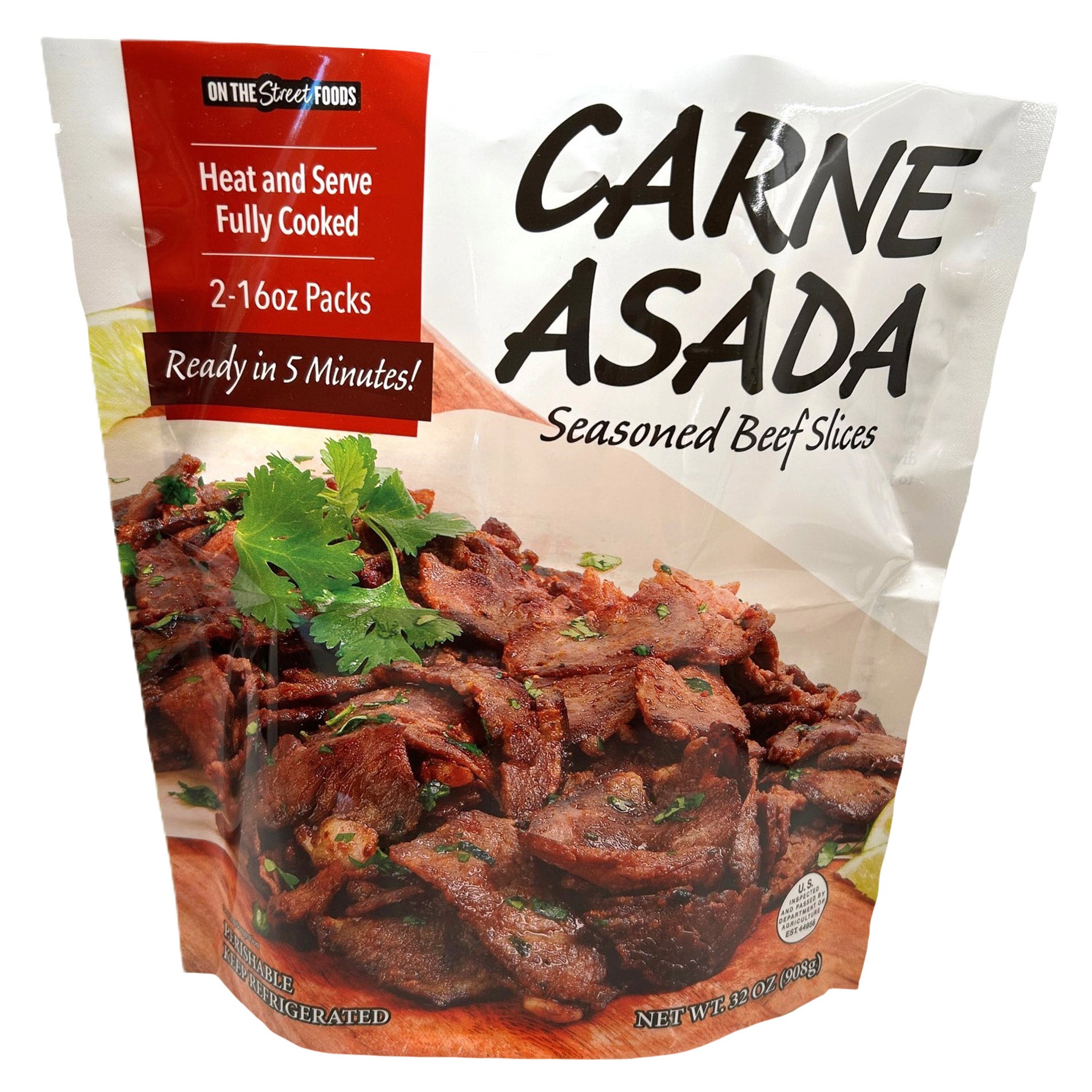 ON THE STREET FOODS CARNE ASADA 32 OZ - Image 1