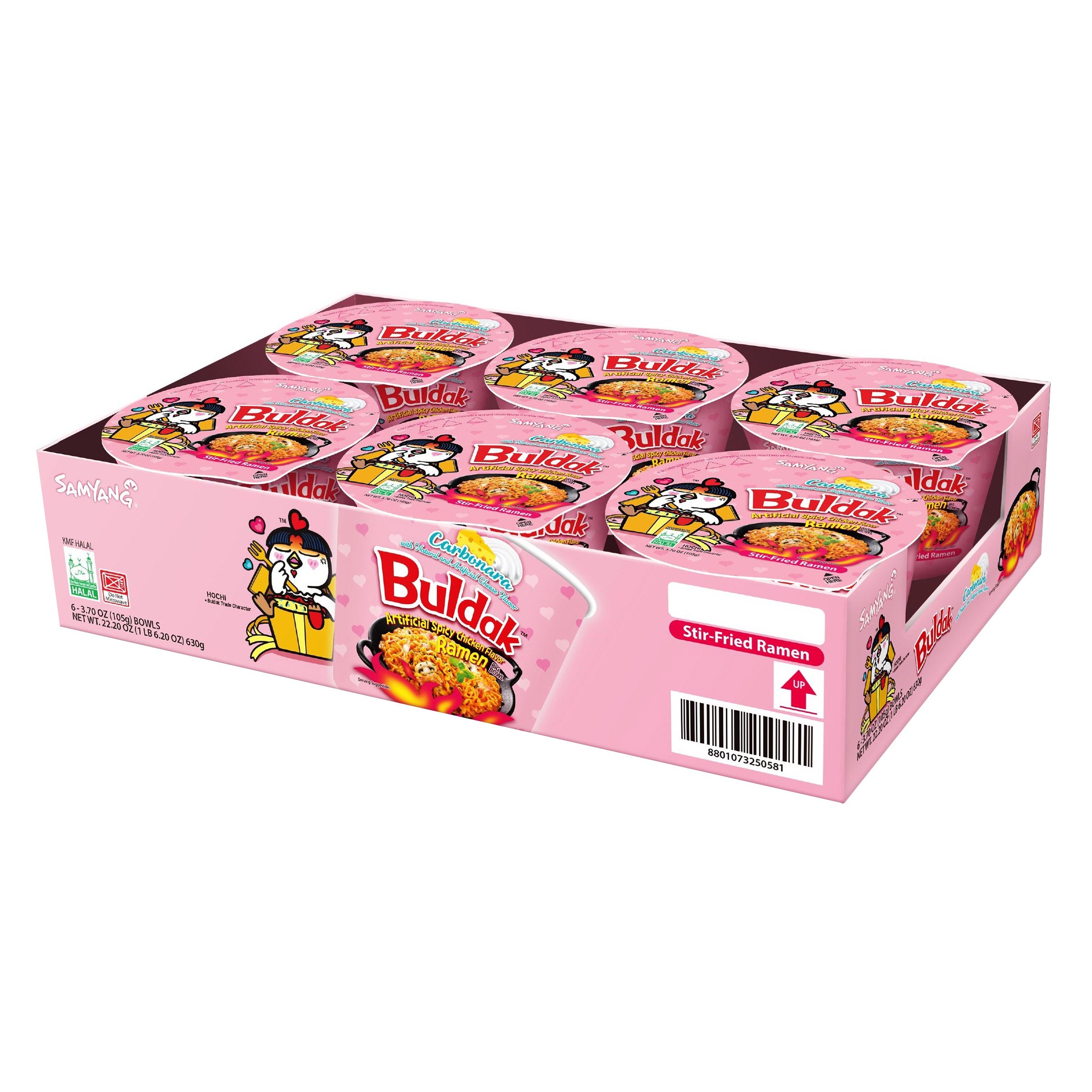 SAMYANG HOT CHICKEN CARBONARA BOWL 6/3.7 OZ