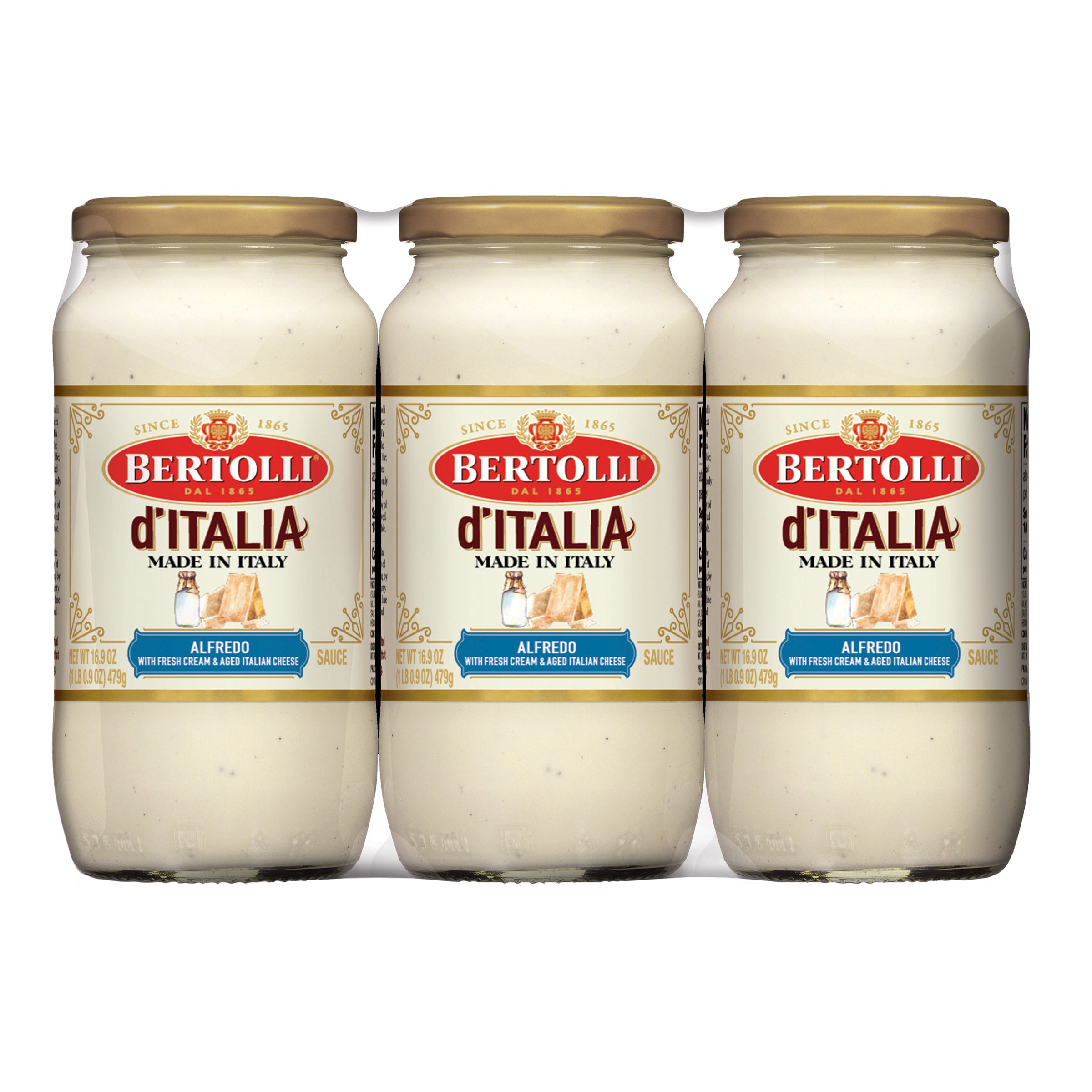 D'ITALIA BERTOLLI ALFREDO SAUCE 3/16.9 OZ - Image 1