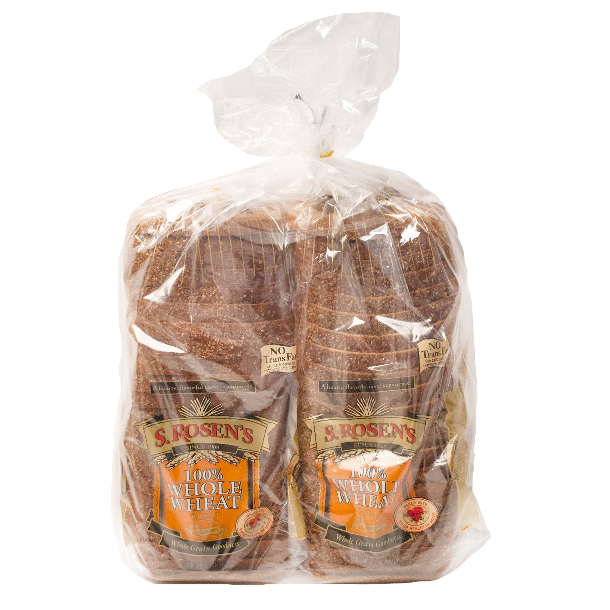 S. ROSEN'S DELUXE 100% WHOLE WHEAT BREAD 2/32 OZ