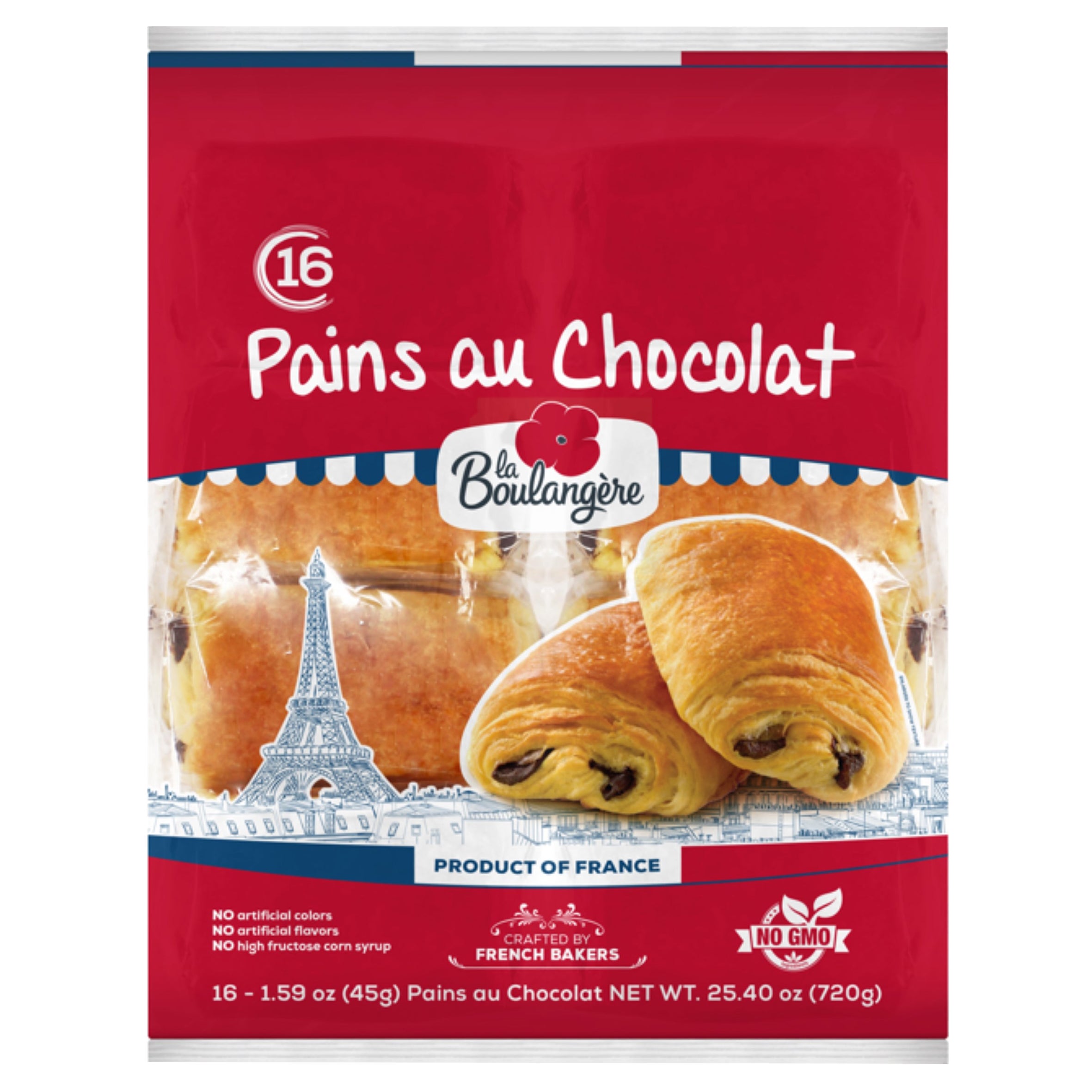 La Boulangere Pains au Chocolat 16 CT / 25.4 oz - Image 1