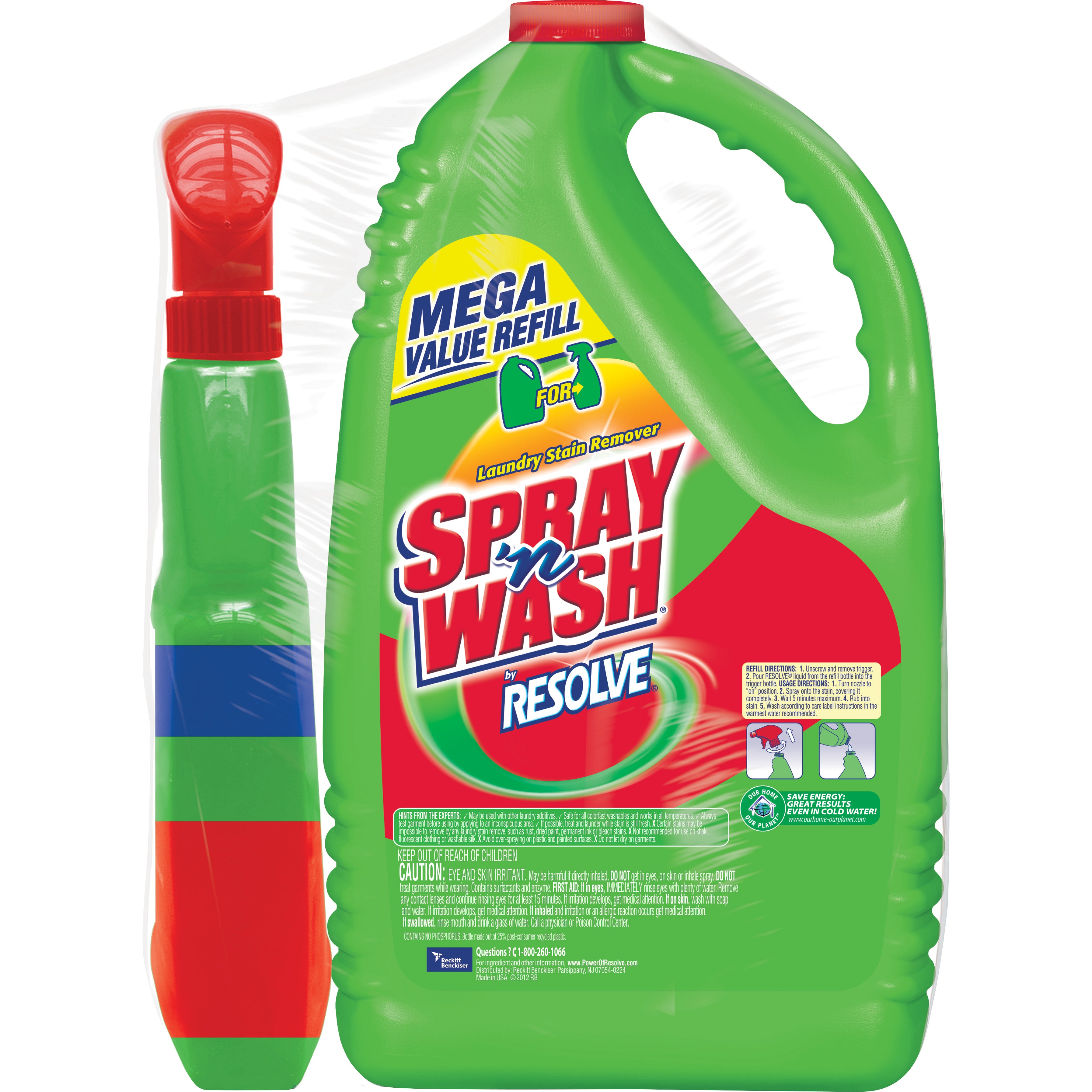 SPRAY 'N WASH STAIN REMOVER 22 OZ + 144 OZ REFILL