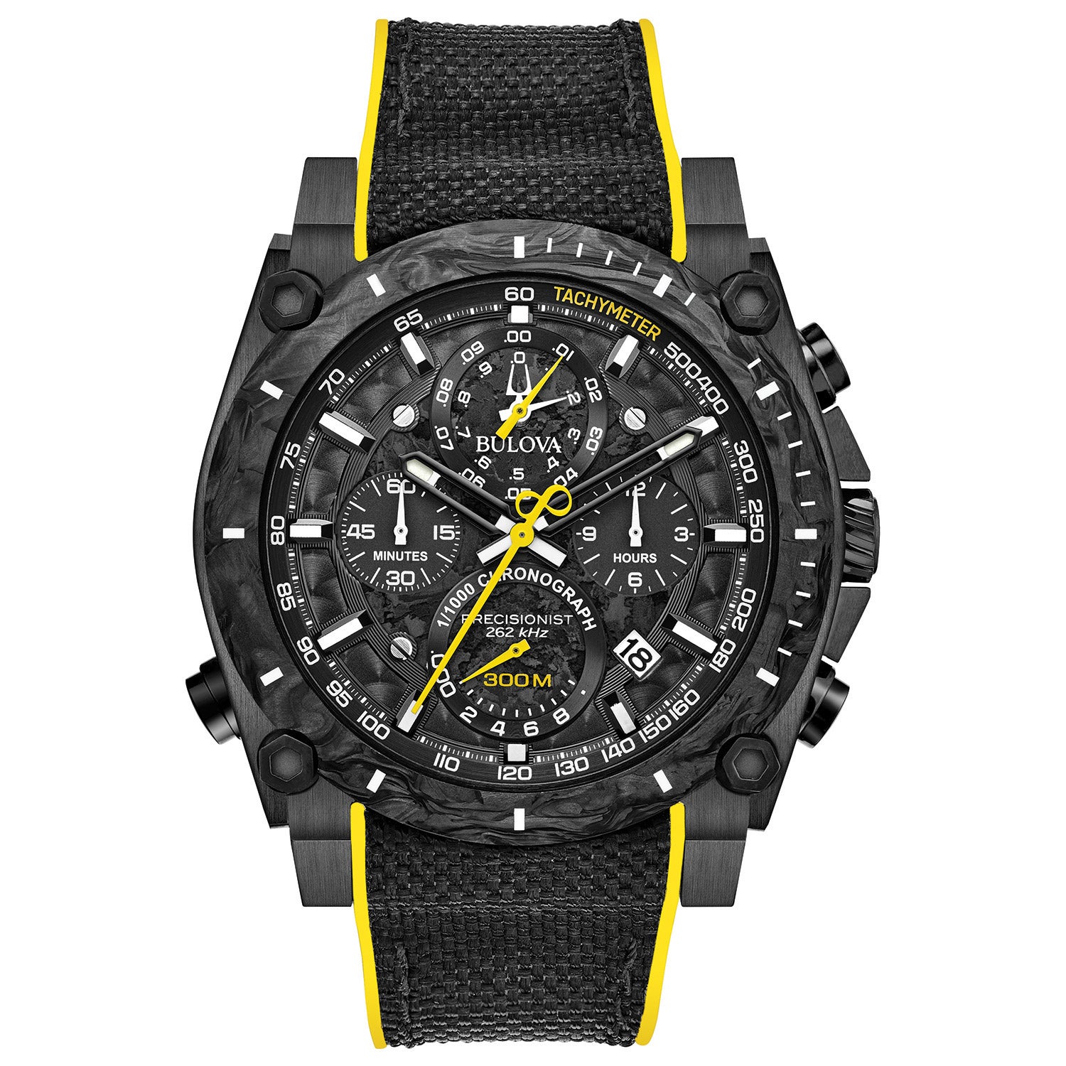 BULOVA PRECISIONIST STAINLESS STEEL CASE MEN'S QUARTZ WATCH - Image 1