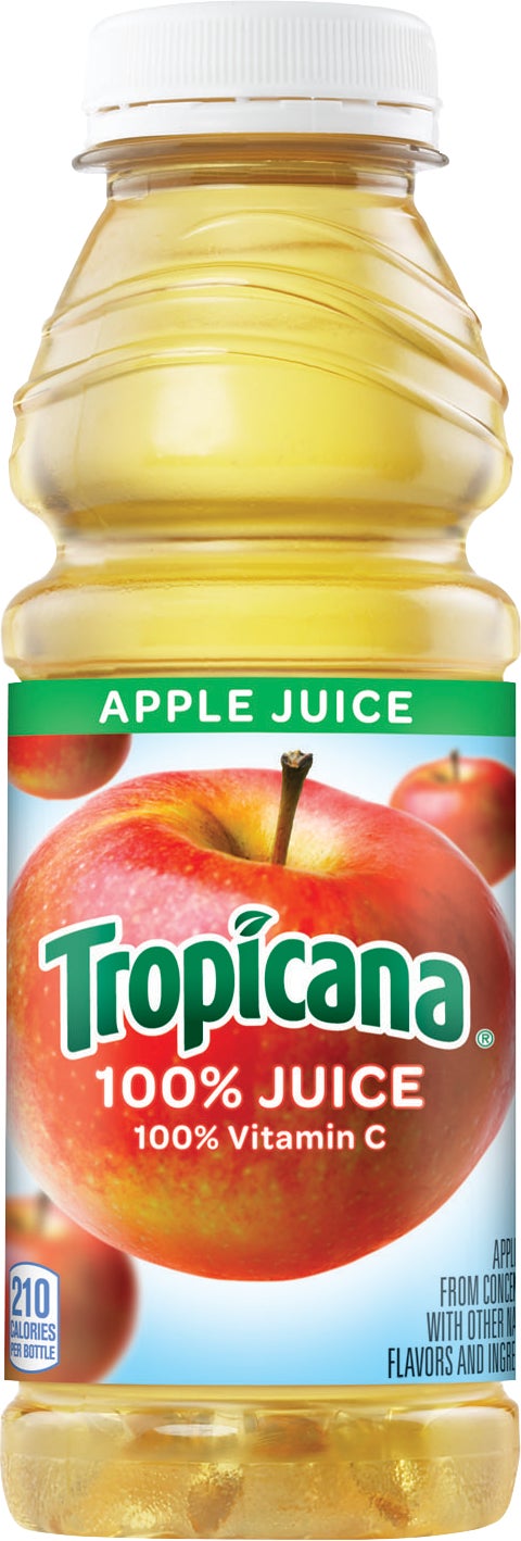 TROPICANA 100% APPLE JUICE 12/15.2 OZ - Image 1