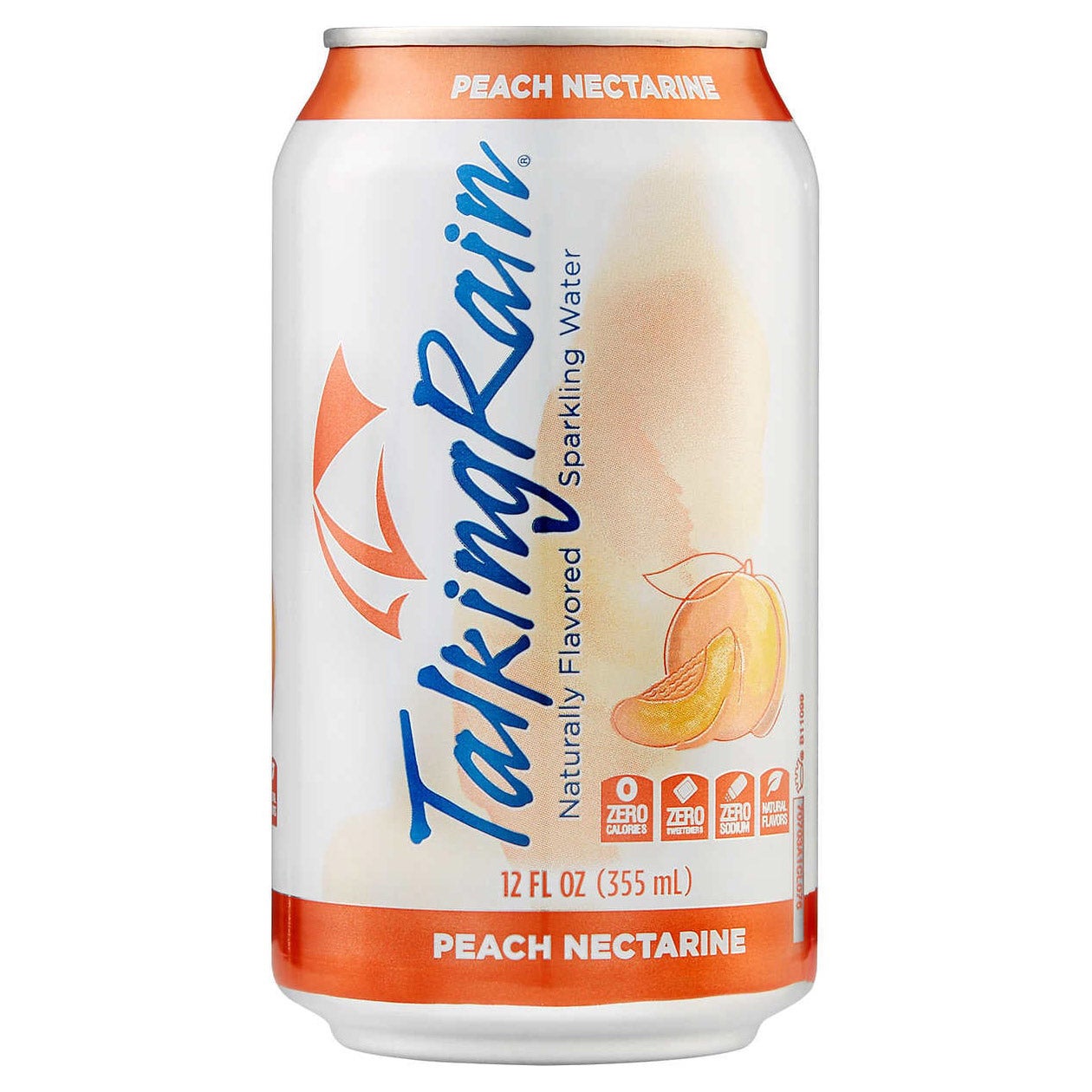 TALKING RAIN SPARKLING PEACH NECTAR WATER 24/12 OZ