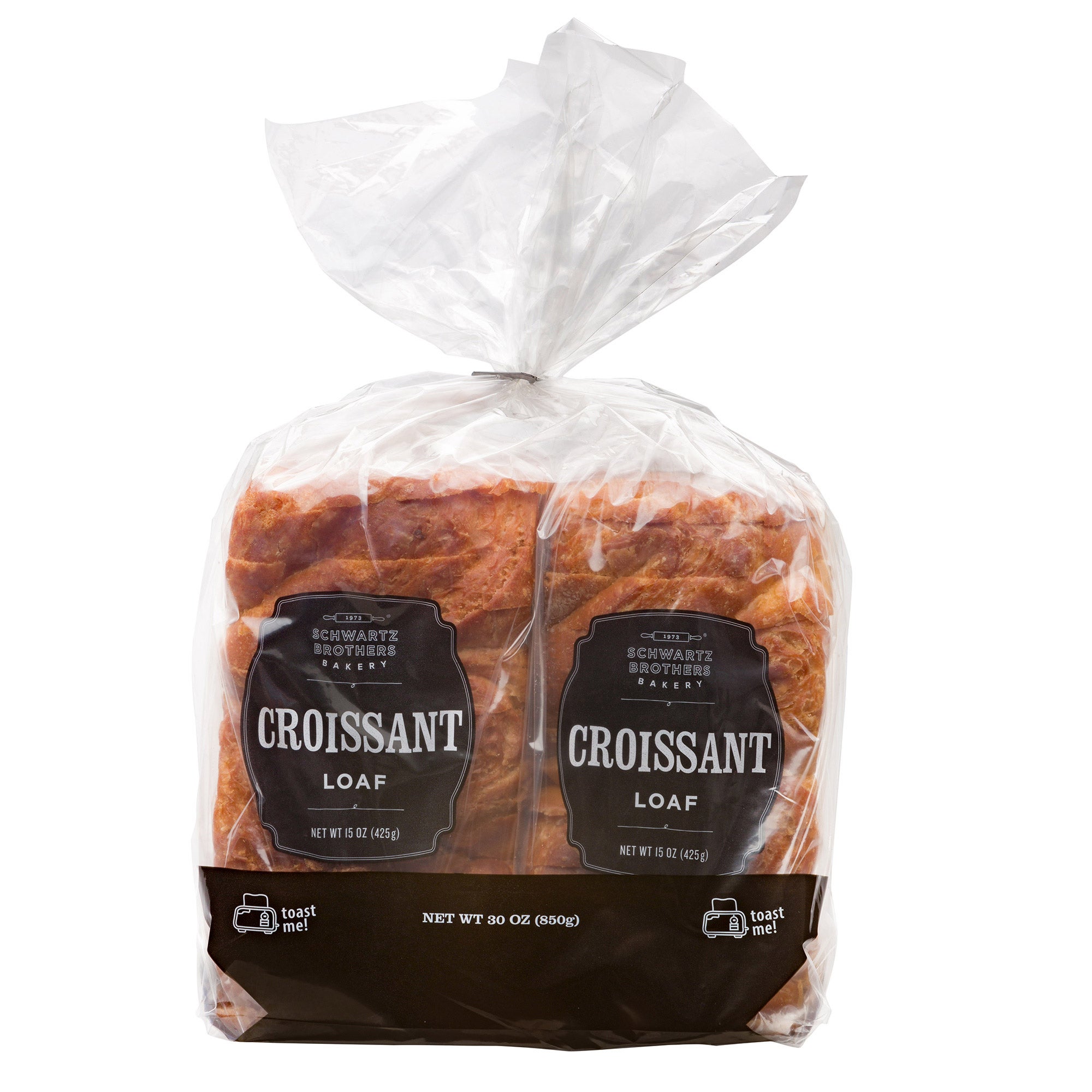 SCHWARTZ BROTHERS CROISSANT LOAVES 2/15 OZ (1.87 LBS) - Image 1