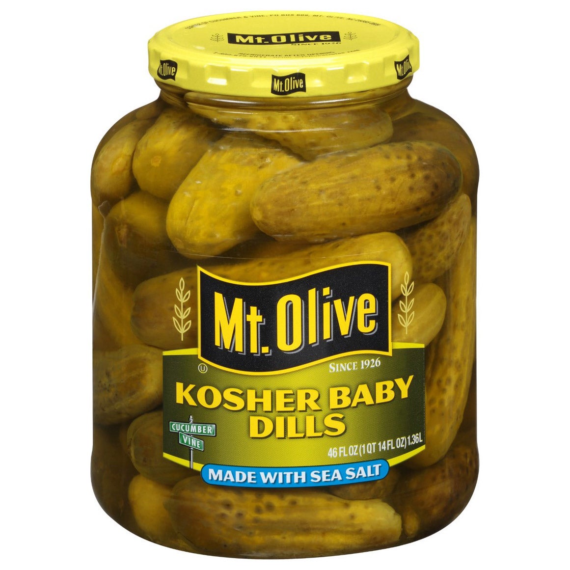 MT. OLIVE KOSHER BABY DILLS 46 OZ - Image 1
