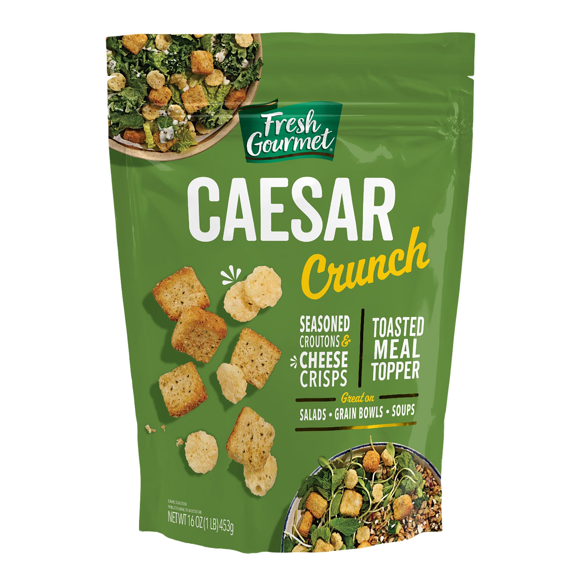 FRESH GOURMET CAESAR CRUNCH TOPPER 16 OUNCES - Image 1