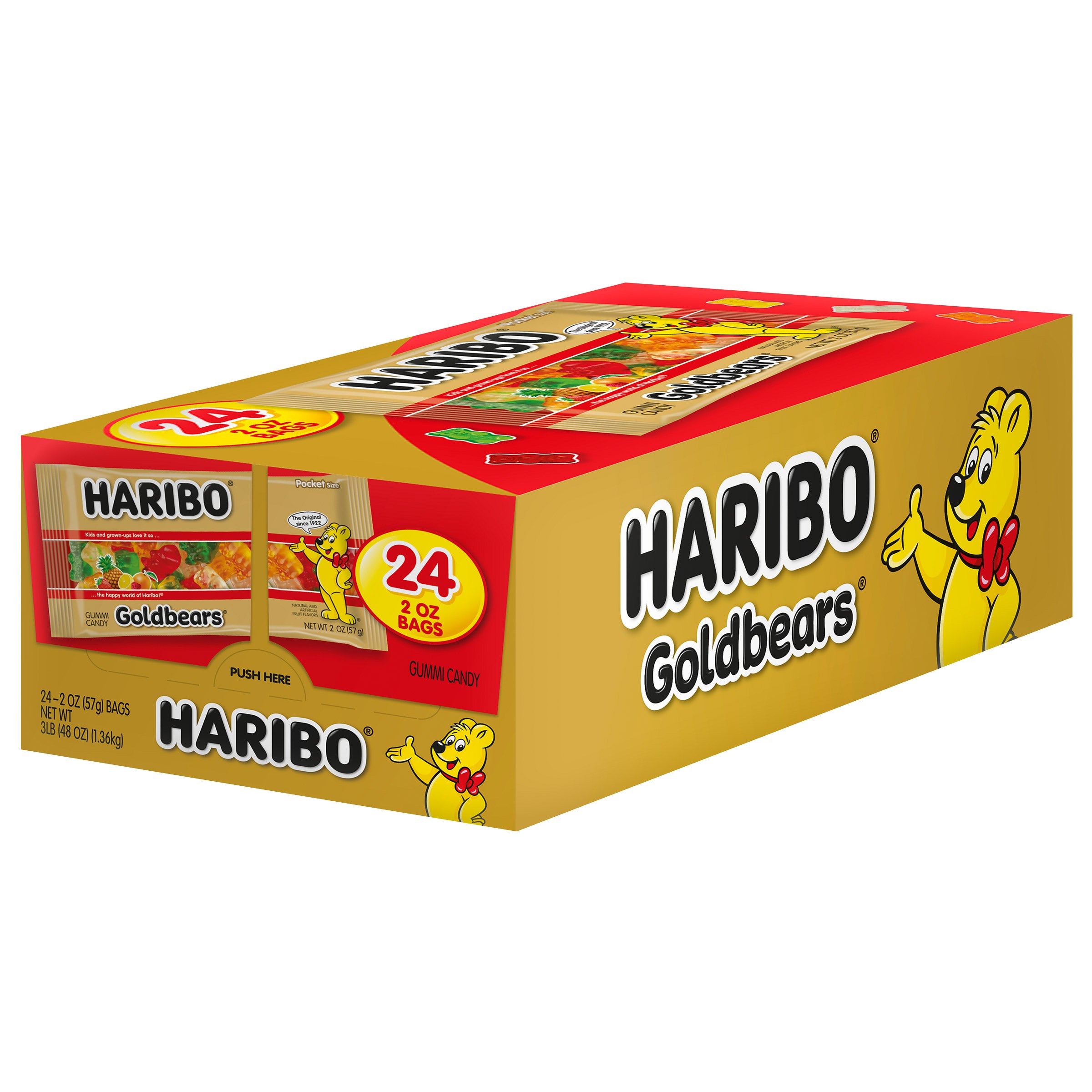 HARIBO GUMMY BEARS 24/2 OZ - Image 1
