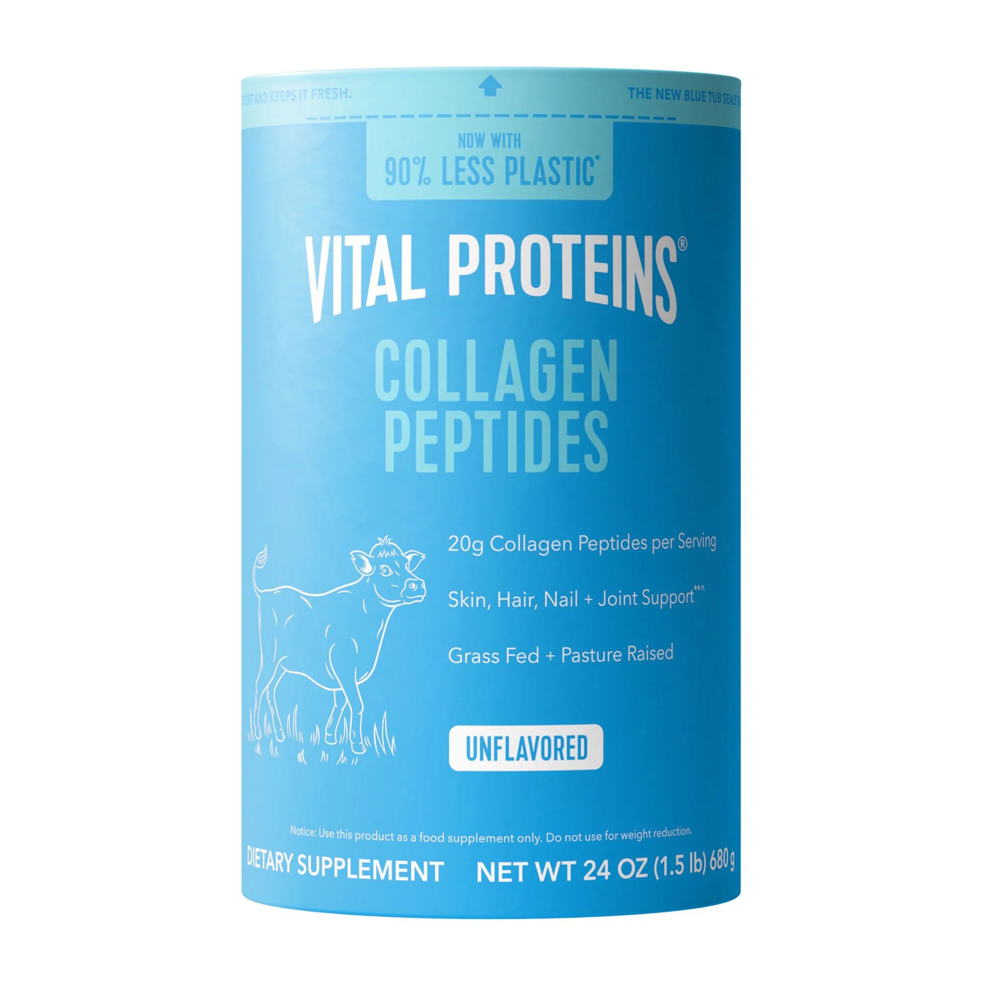 VITAL PROTEINS COLLAGEN PEPTIDES UNFLAVORED 24OZ - Image 1