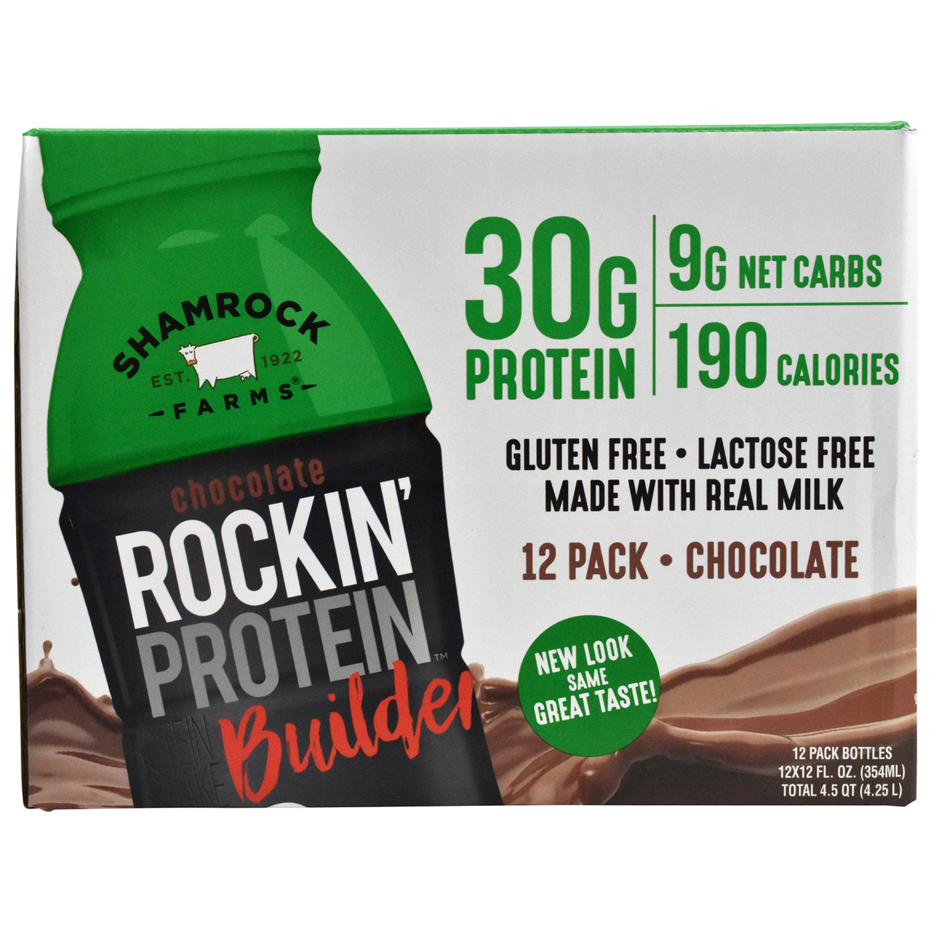 ROCKIN PROTEIN 30 GRAMS OF PROTEIN 12/12 OZ