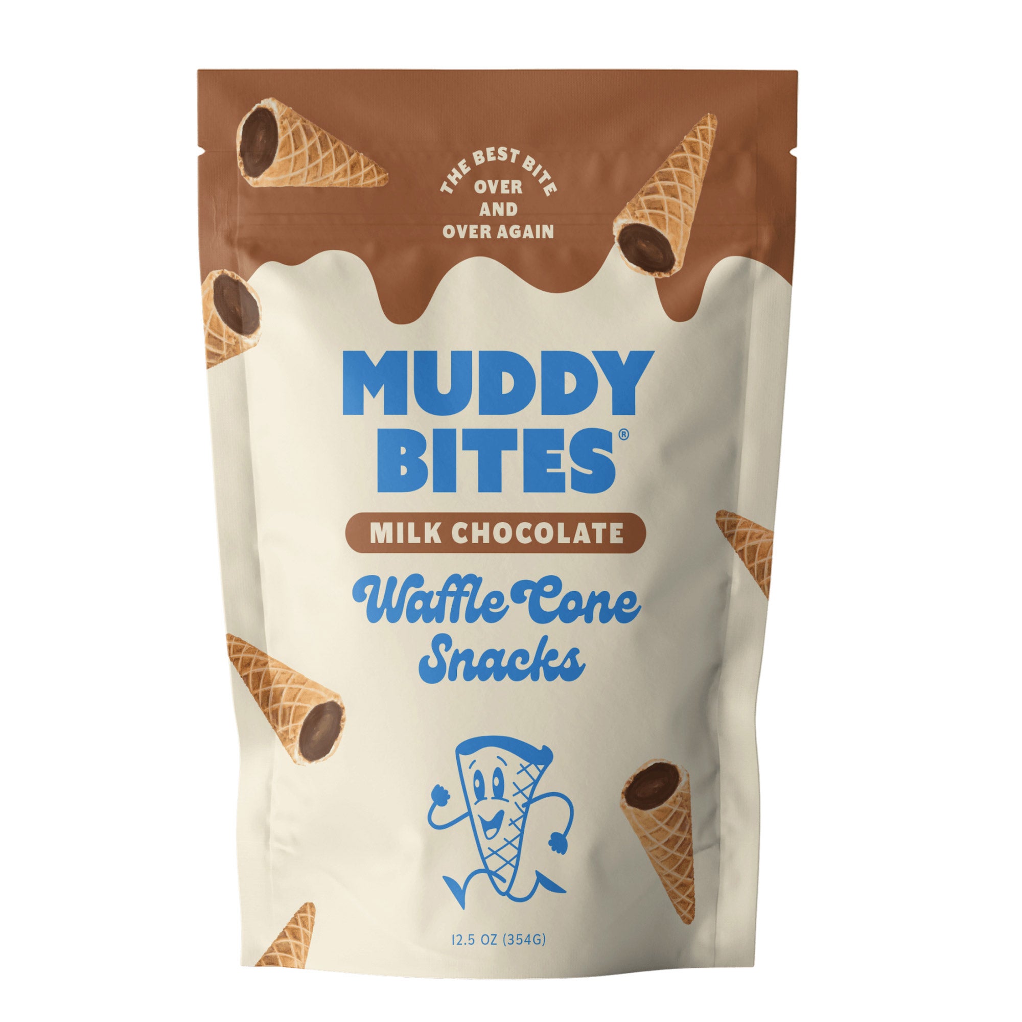 MUDDY BITES CHOCOLATE WAFFLE CONES 12.5 OZ