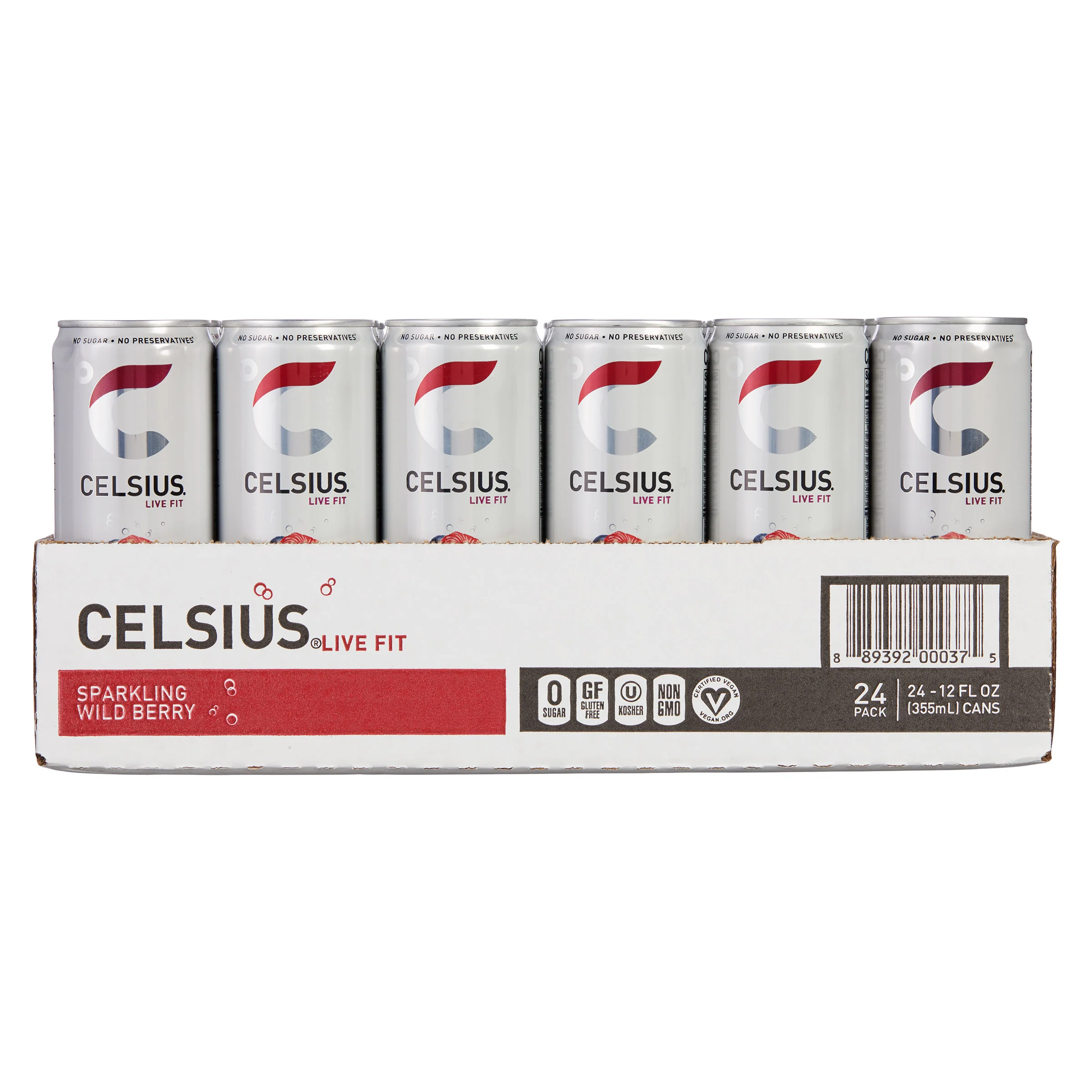 CELSIUS WILD BERRY 24/12 OZ - Image 1