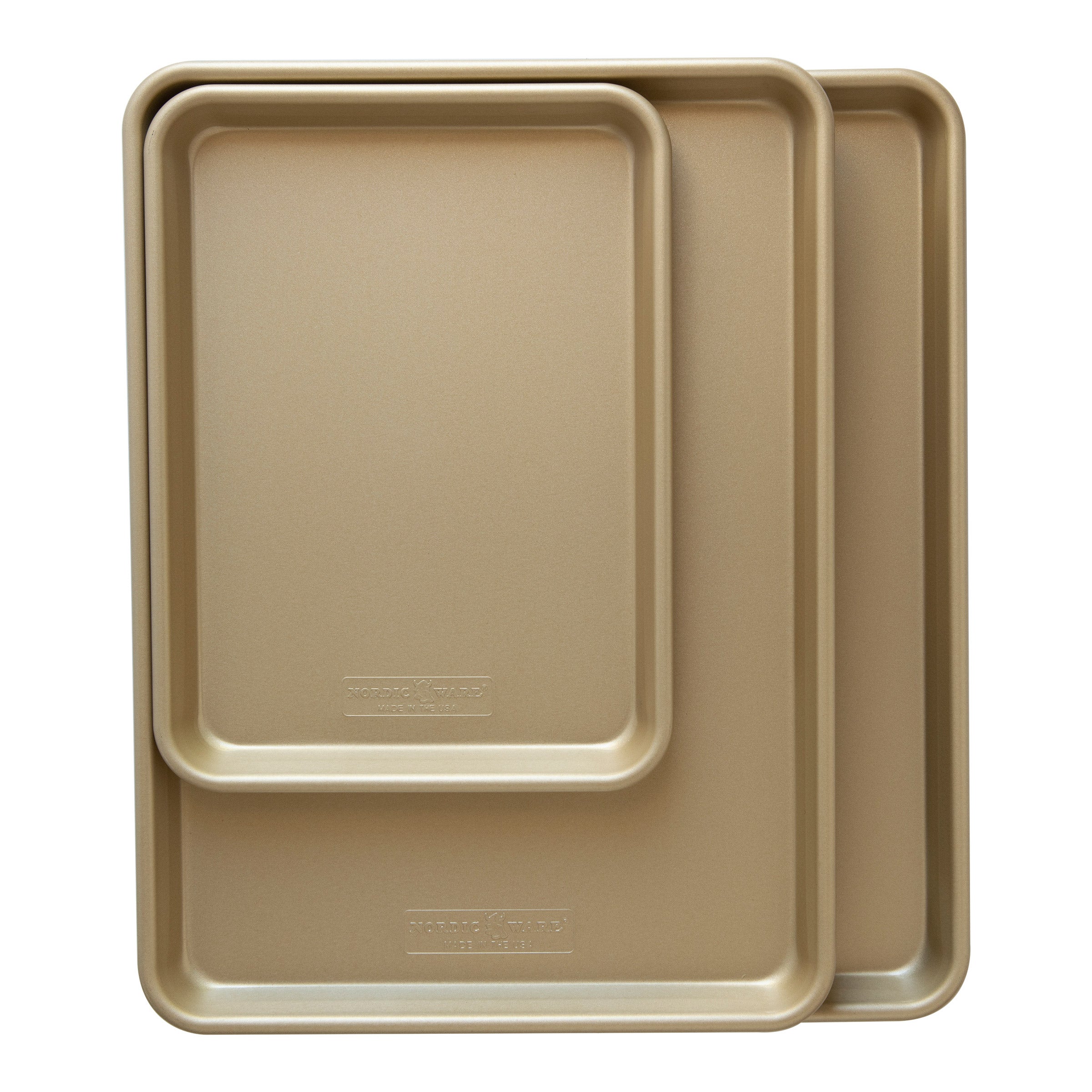 NORDIC WARE GOLD BAKE SET 3-PIECE