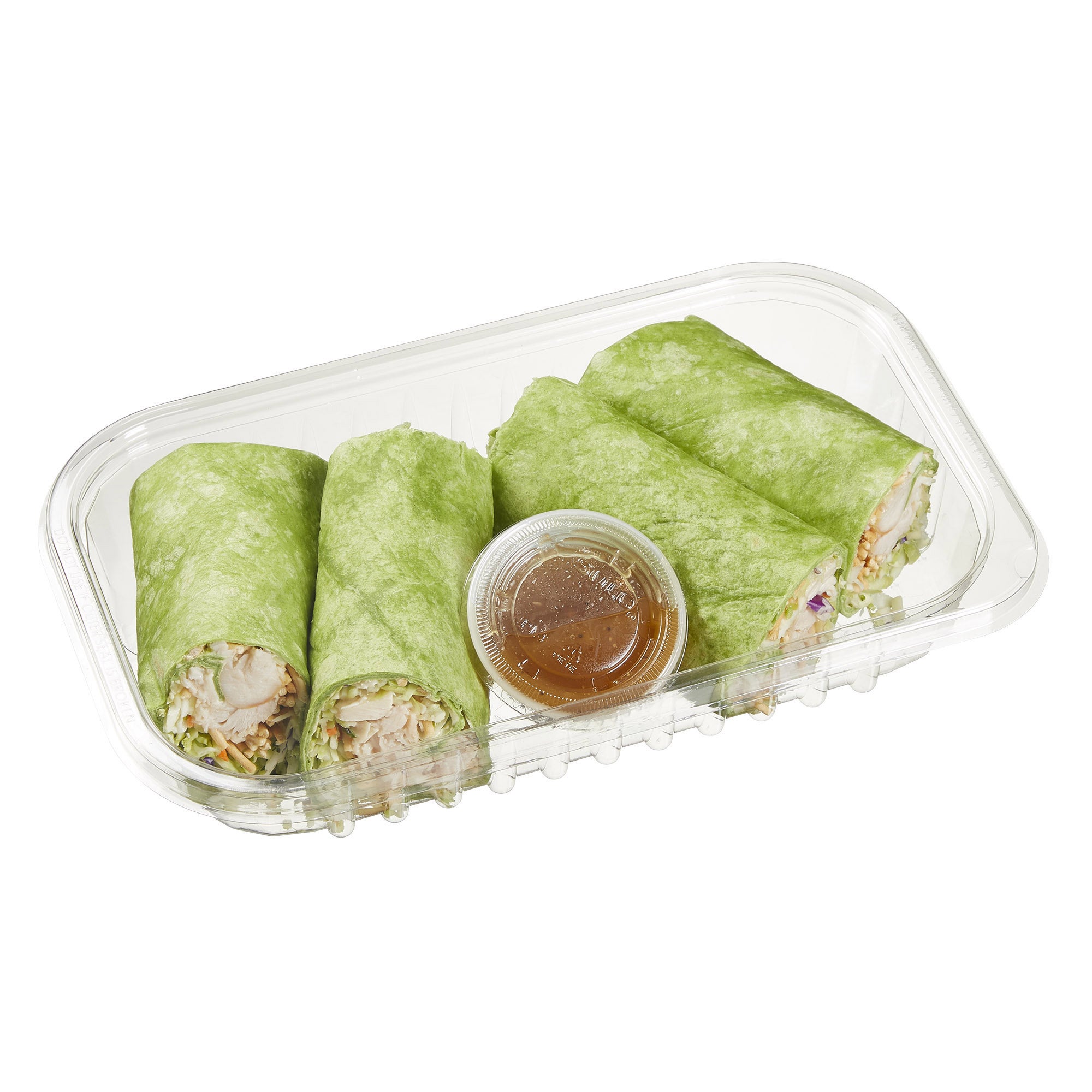 ROTISSERIE CHICKEN ASIAN WRAP W/DRESSING PER LB